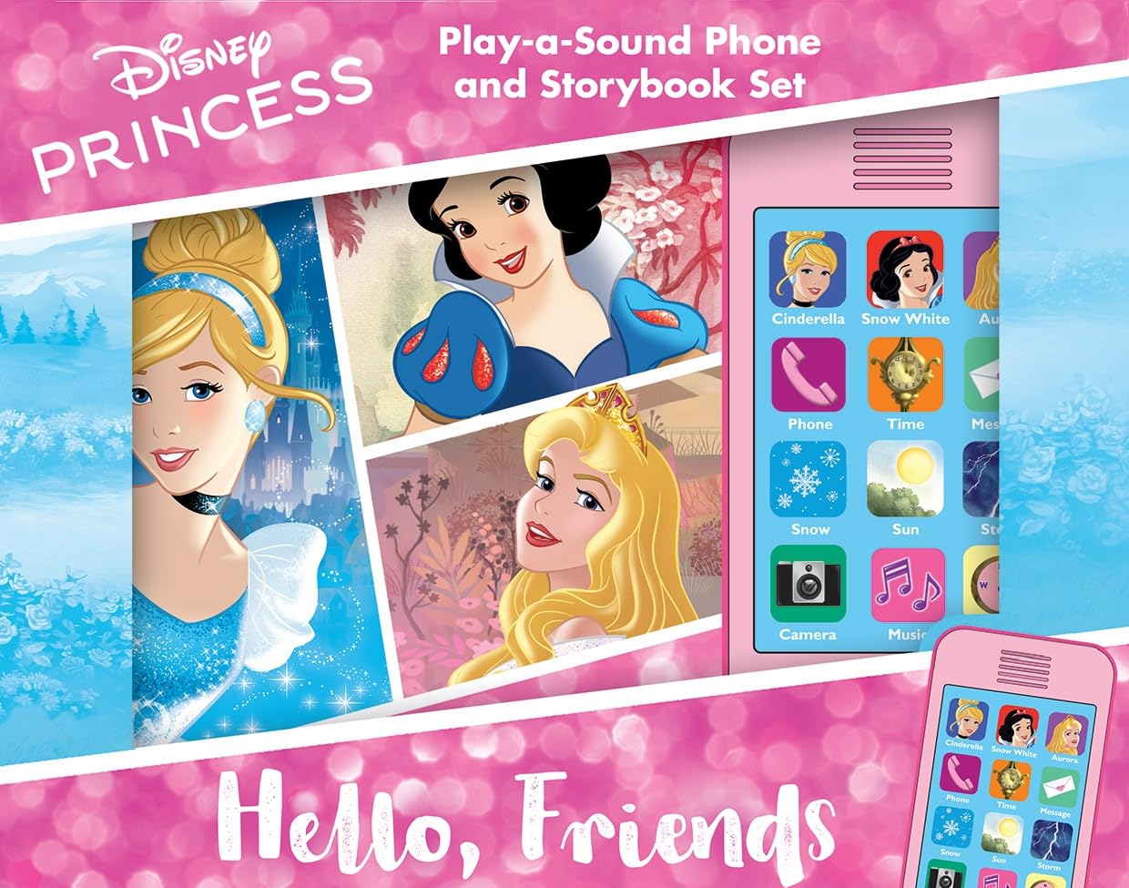 Disney Princess: Hello Friends: Play-a-Sound Book and Pretend Phone Set: 1 Novels & Short Stories