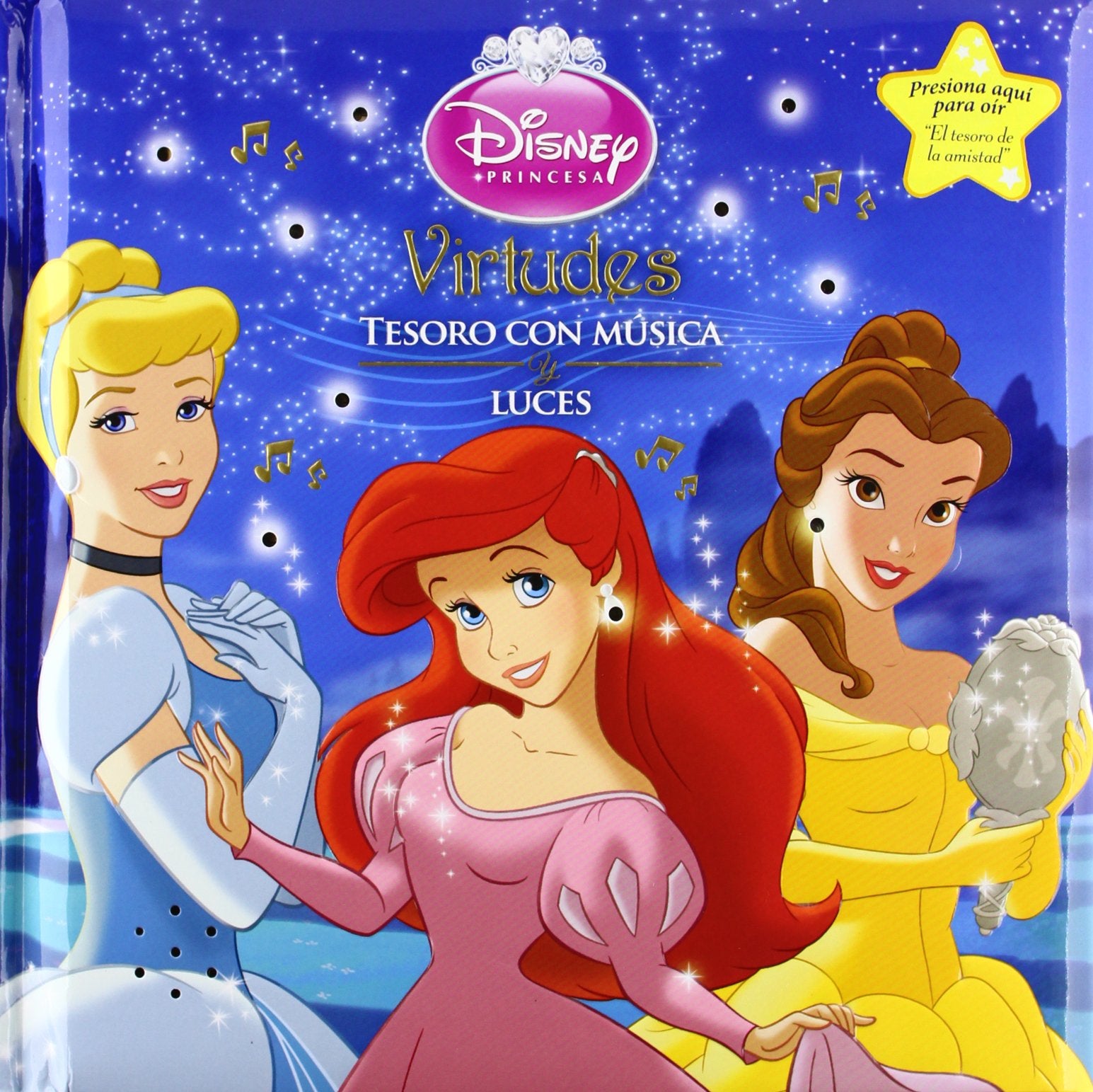 PRINCESAS, TESORO CON MUSICA Y LUCES LMT 10 LED book