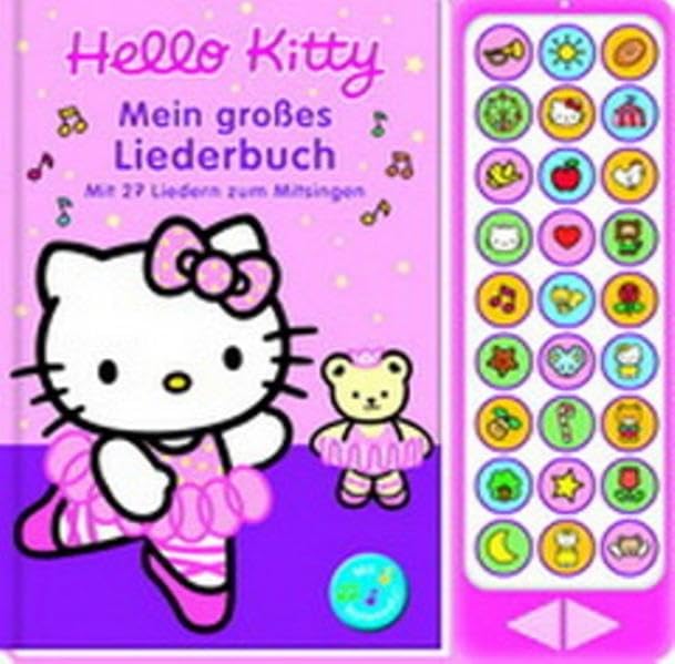 Hello Kitty, Mein großes Liederbuch mit 27 Liedern Tiptoi & Games