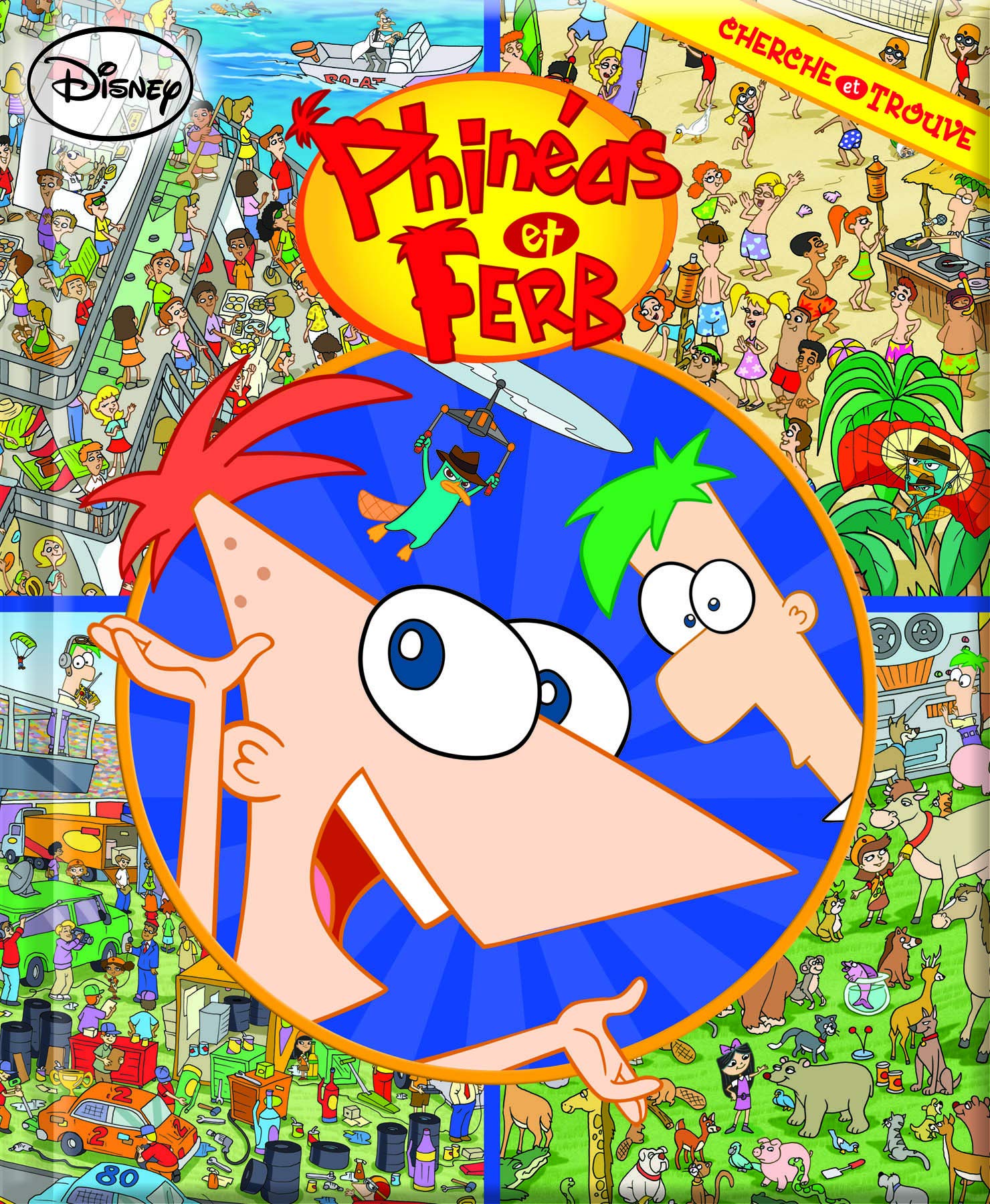 PHINEAS & FERB - CHERCHE ET TROUVE Children's books