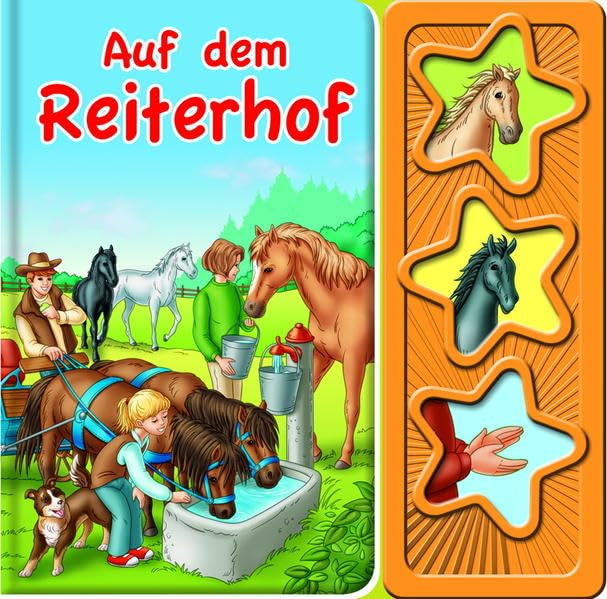 3-Button, wattiert - Auf dem Reiterhof Children's books