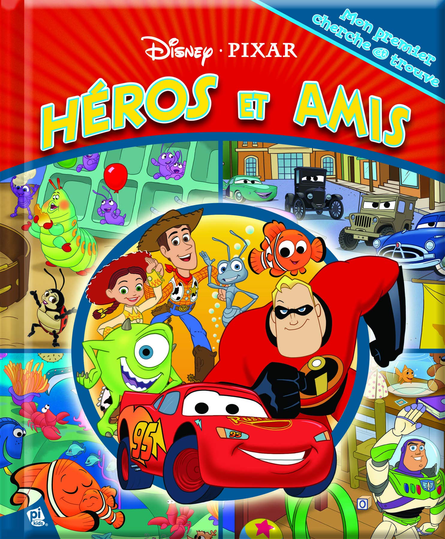 PIXAR - LES AMIS ET LES HEROS, MON PREMIER CHERCHE ET TROUVE Children's books