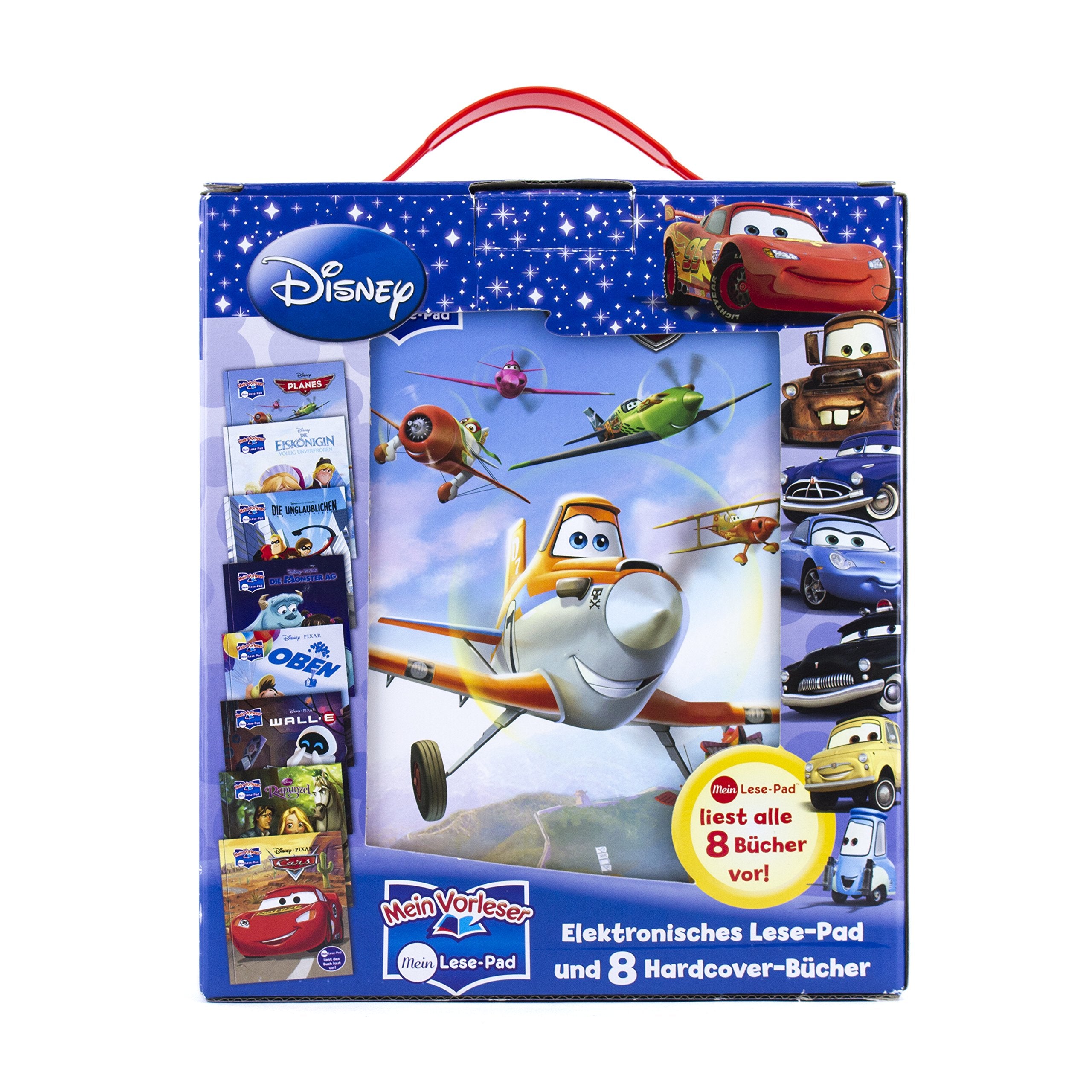 Mein Lese-Pad Disney Movies: Elektr.Lesepad und 8 Hardcover-Bücher Tiptoi & Games
