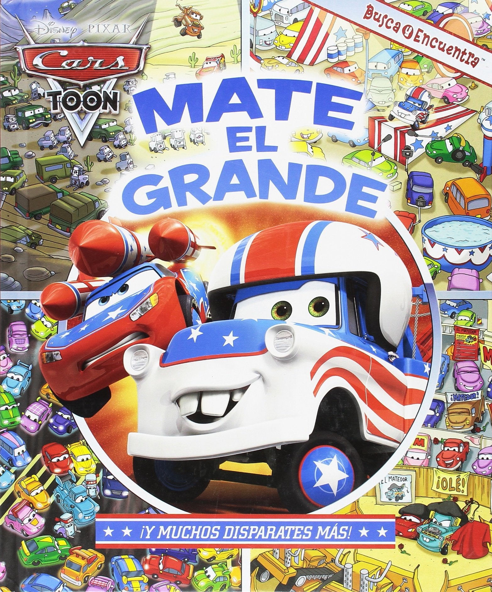 BUSCA Y ENCUENTRA CARS TOON - MATE EL GRANDE LF CASCADE Books