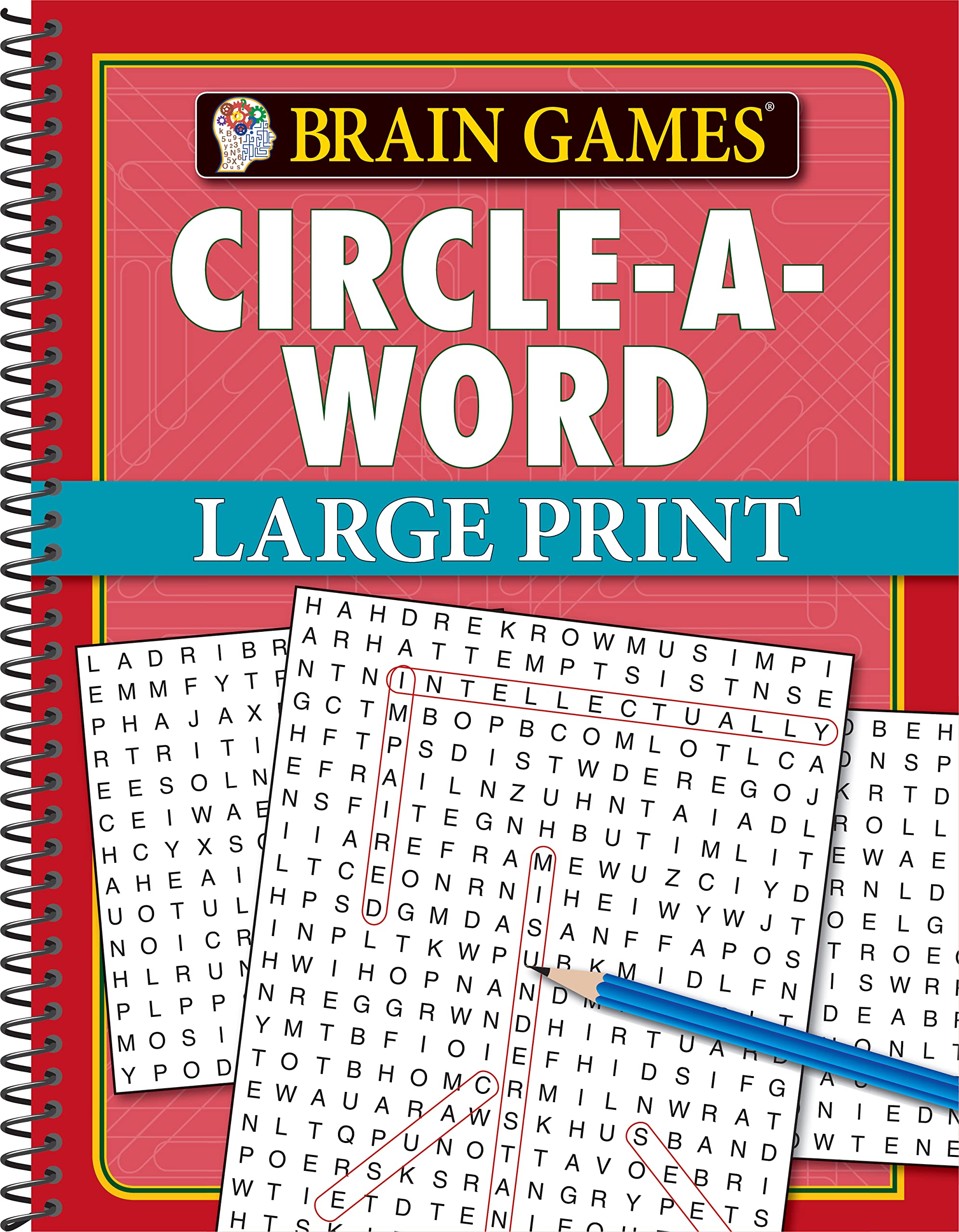 Brain Games Large Print Word Searches Leisure & Fun