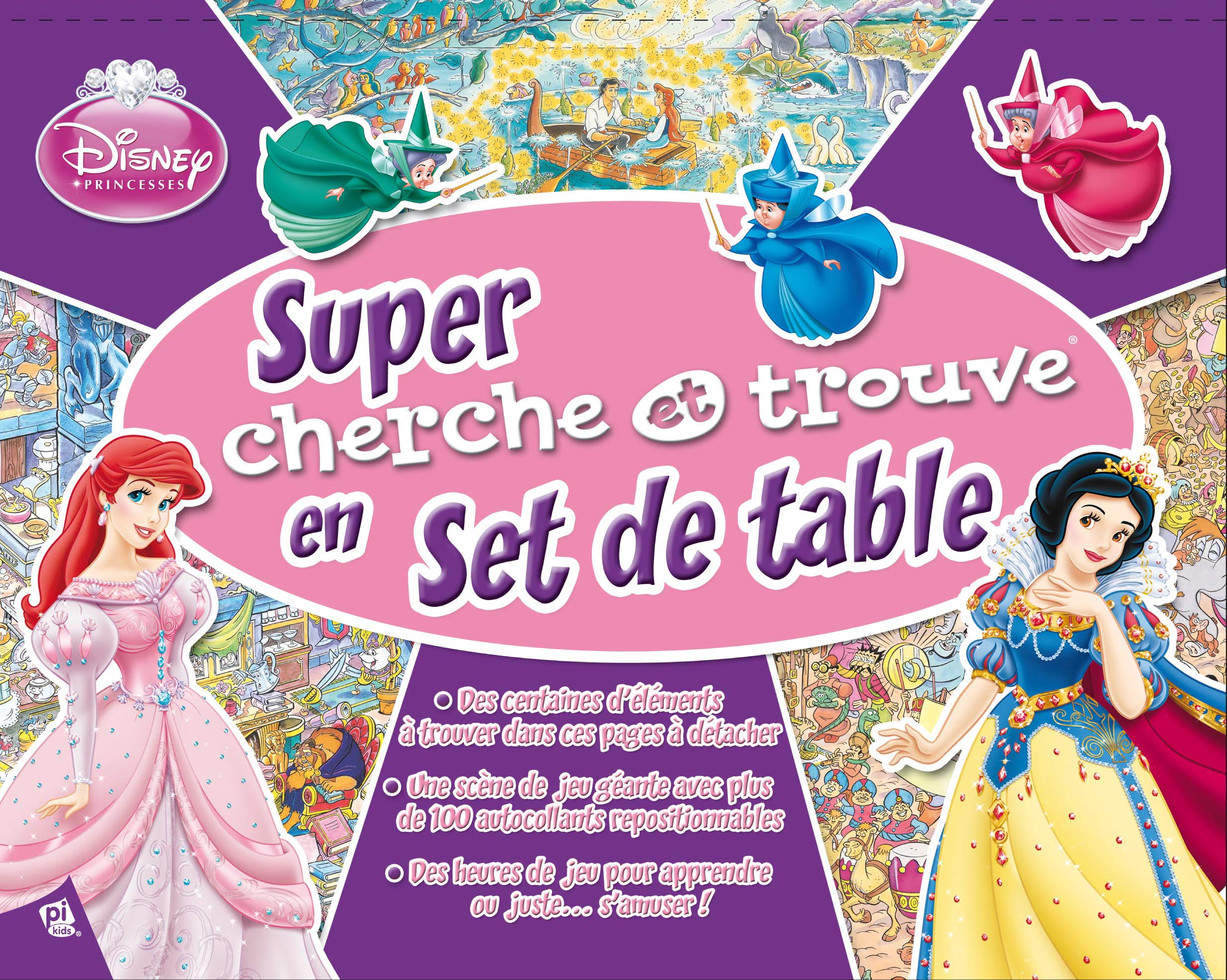 PRINCESSES - SUPER CHERCHE ET TROUVE EN SETS DE TABLE NOUVELLE EDITION book