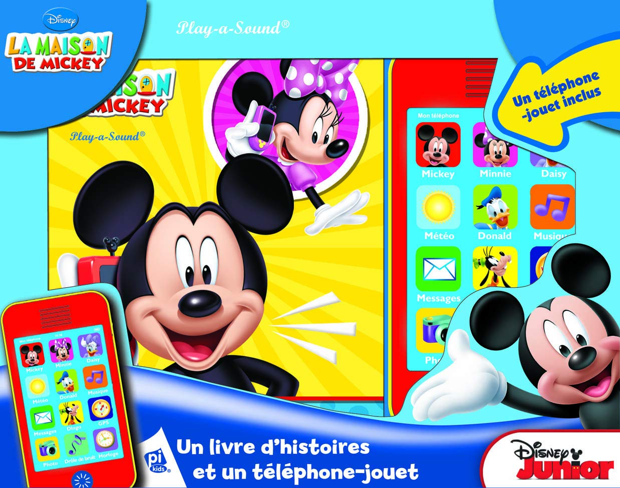 MICKEY - UN LIVRE ET UN TELEPHONE-JOUET book