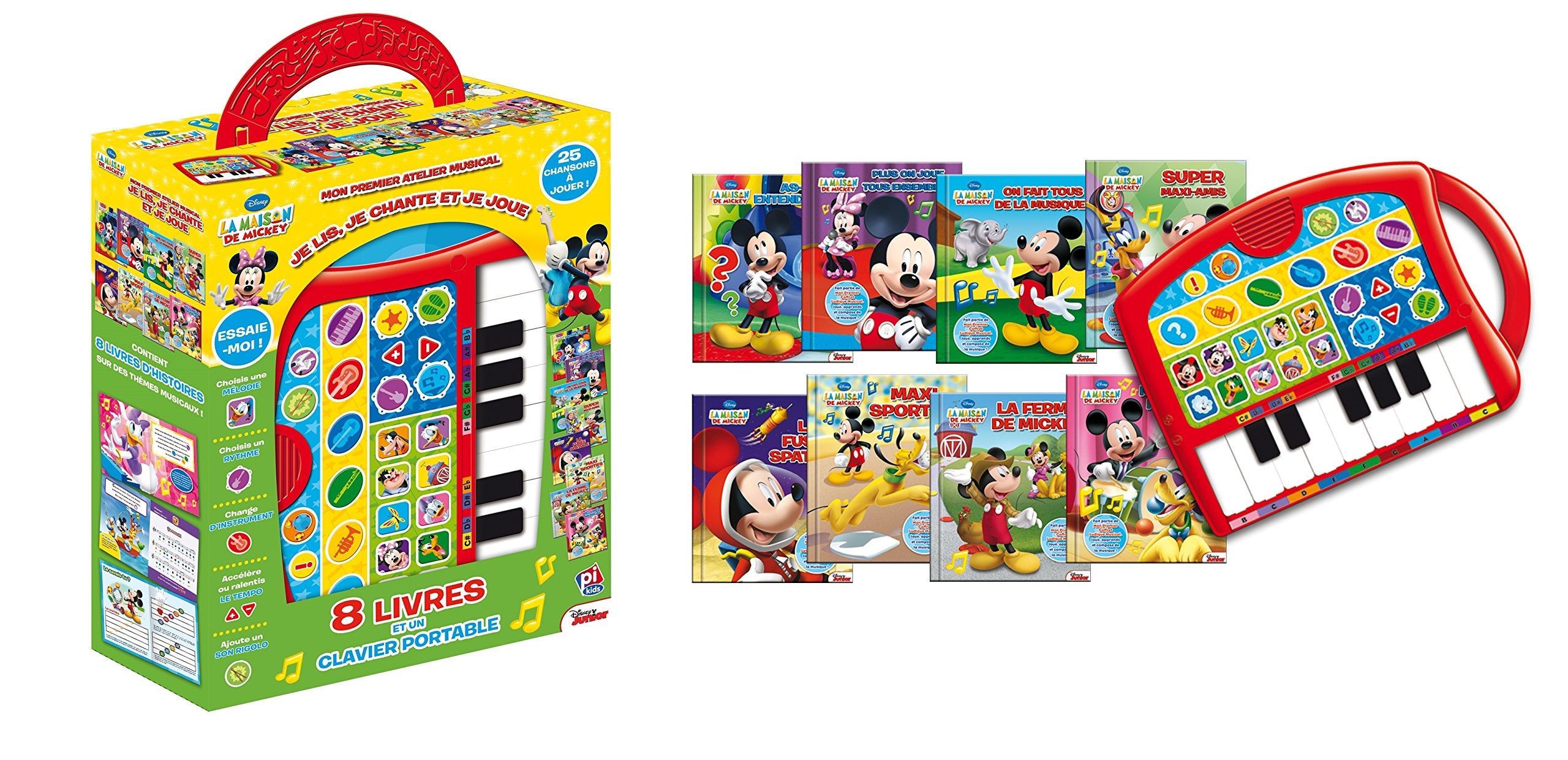MAISON DE MICKEY - MON PREMIER ATELIER MUSICAL - JE LIS, JE CHANTE ET JE JOUE book