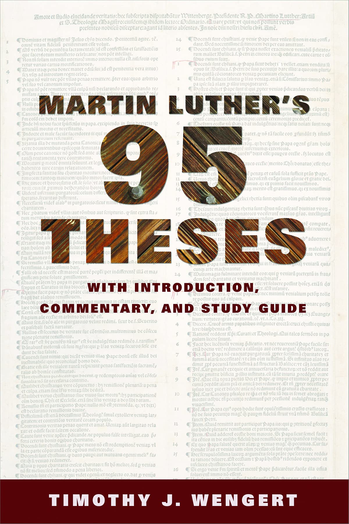 Wengert, T: Martin Luther's Ninety-Five Theses book