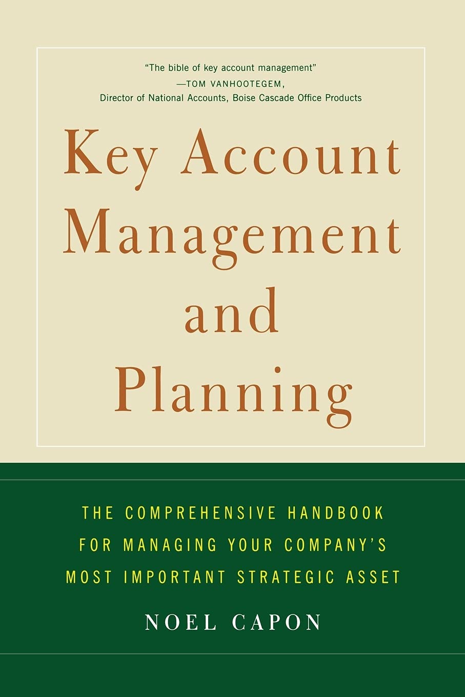 Key Account Management and Planning Law
