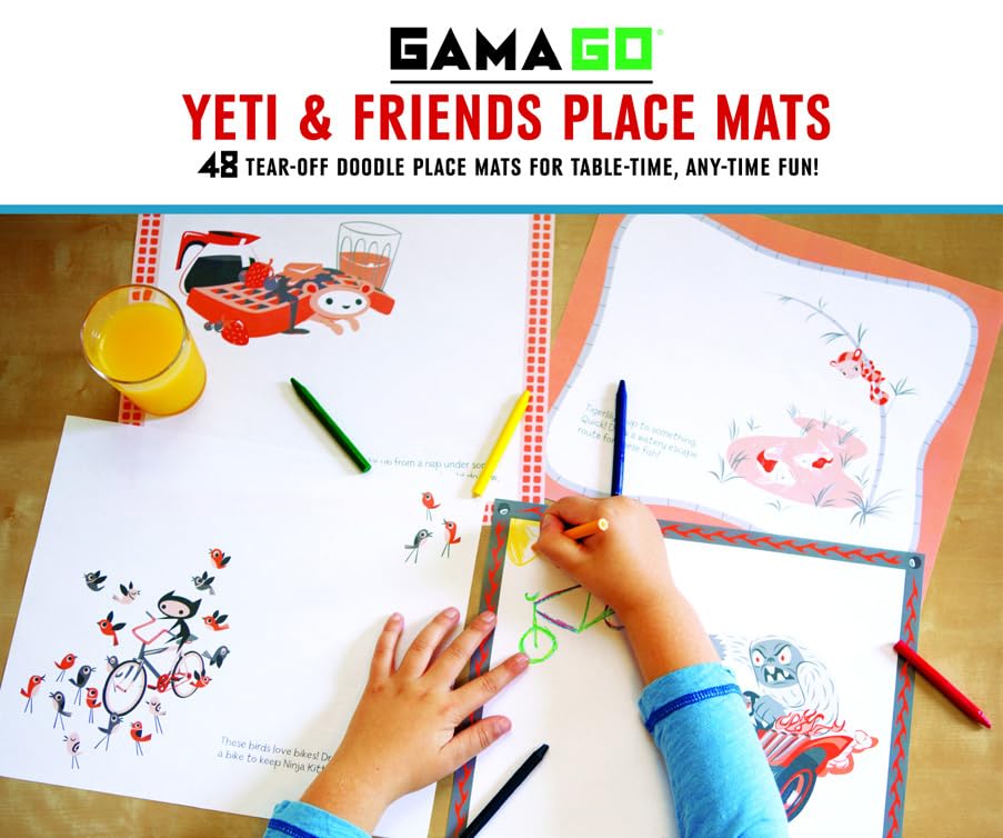 GAMAGO Yeti & Friends Place Mats Lifestyle