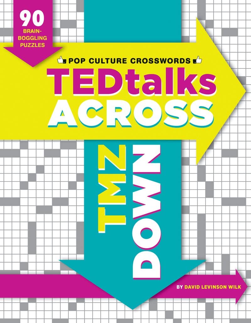TEDTalks Across, TMZ Down: 90 Brain Boggling Crosswords for Today's Cultural Connoisseurs Lifestyle