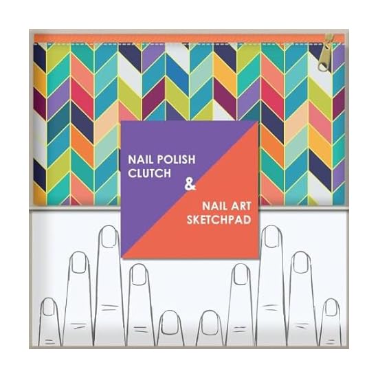 Nail Polish Clutch + Nail Art Sketchpad Lifestyle