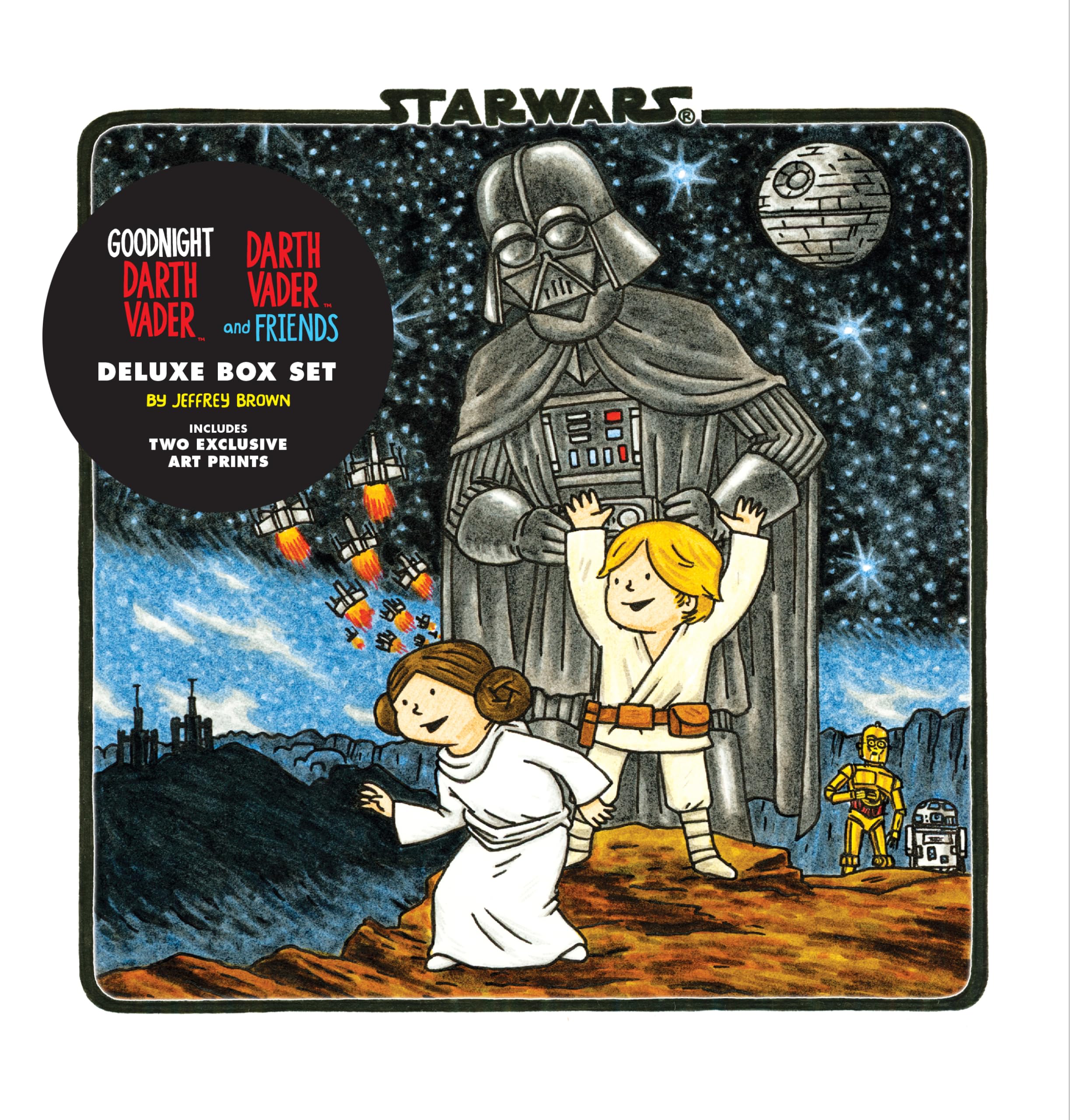 Goodnight Darth Vader / Darth Vader and Friends Deluxe Box Set (includes two art prints) (Star Wars) (Star Wars x Chronicle Books) Manga