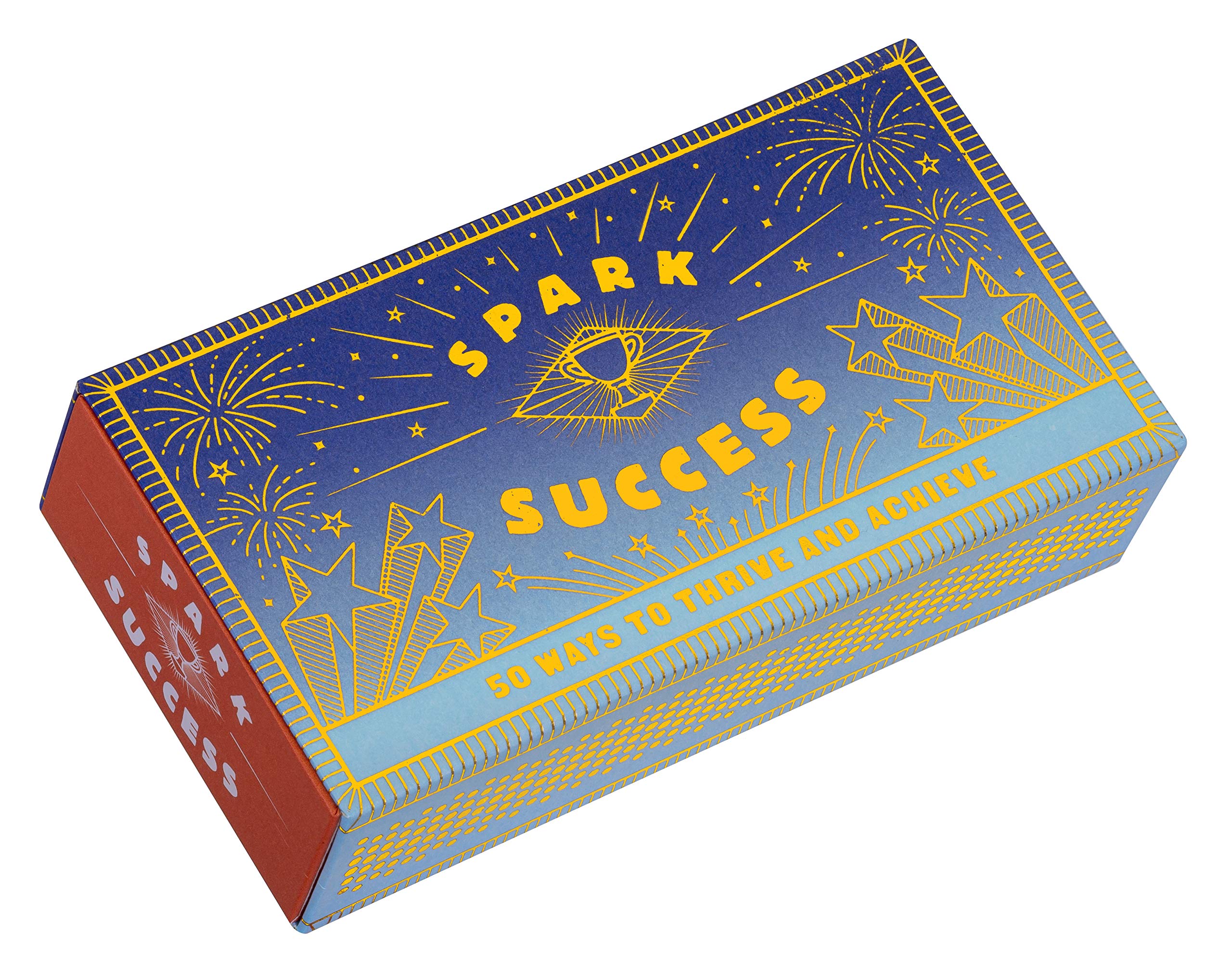 Spark Success: 50 Ways to Thrive and Achieve (Motivational Ideas for Productivity and Achievement, Matchbox with Prompts for Career and Life Success) Business, Finance & Career
