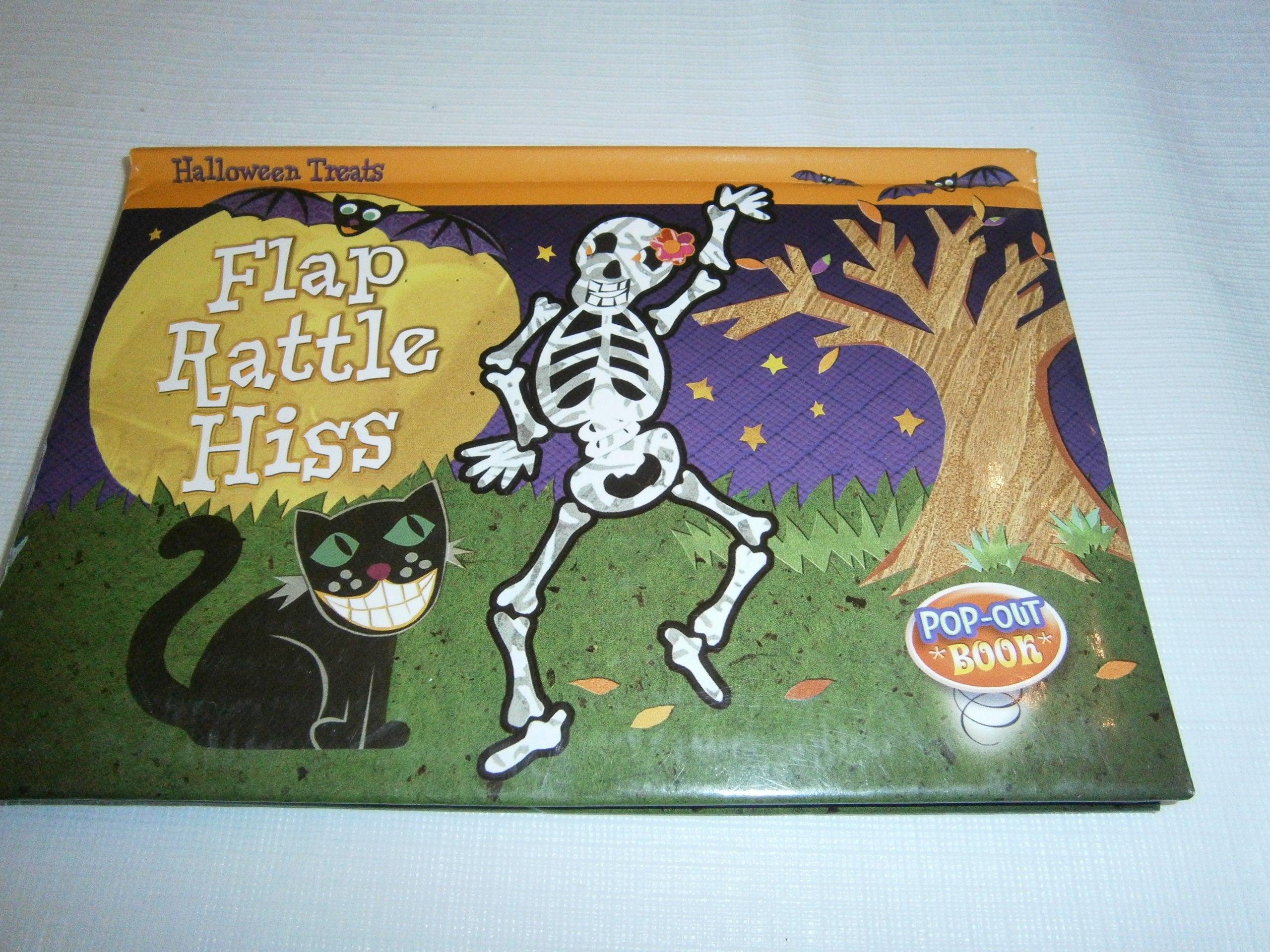 FLAP RATTLE HISS (POP-UP Board Book) (Halloween Treats) Books