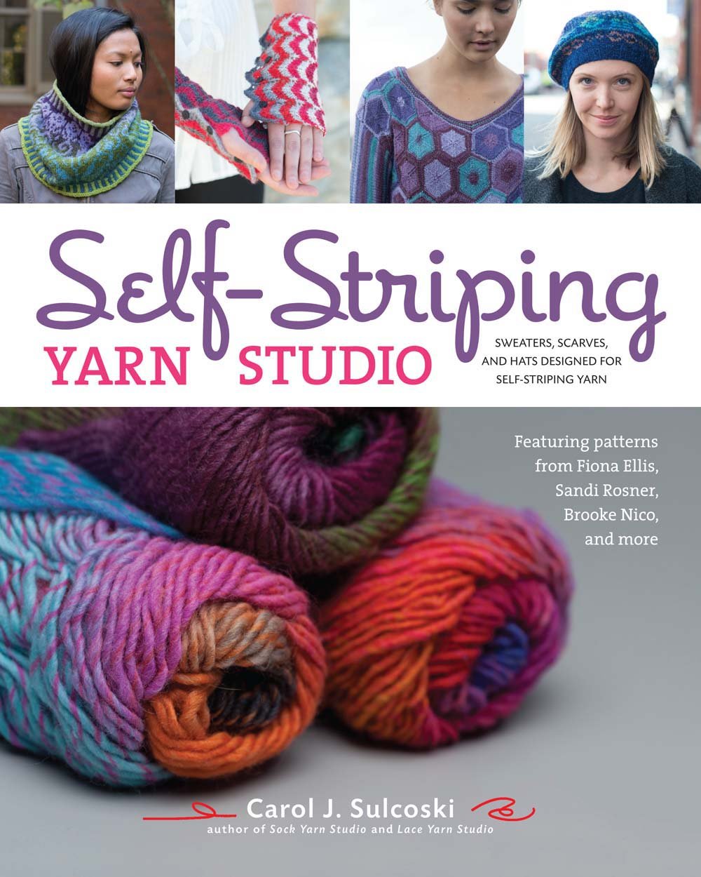 Self-Striping Yarn Studio: Sweaters, Scarves, and Hats Designed for Self-Striping Yarn Hobbies & Crafts