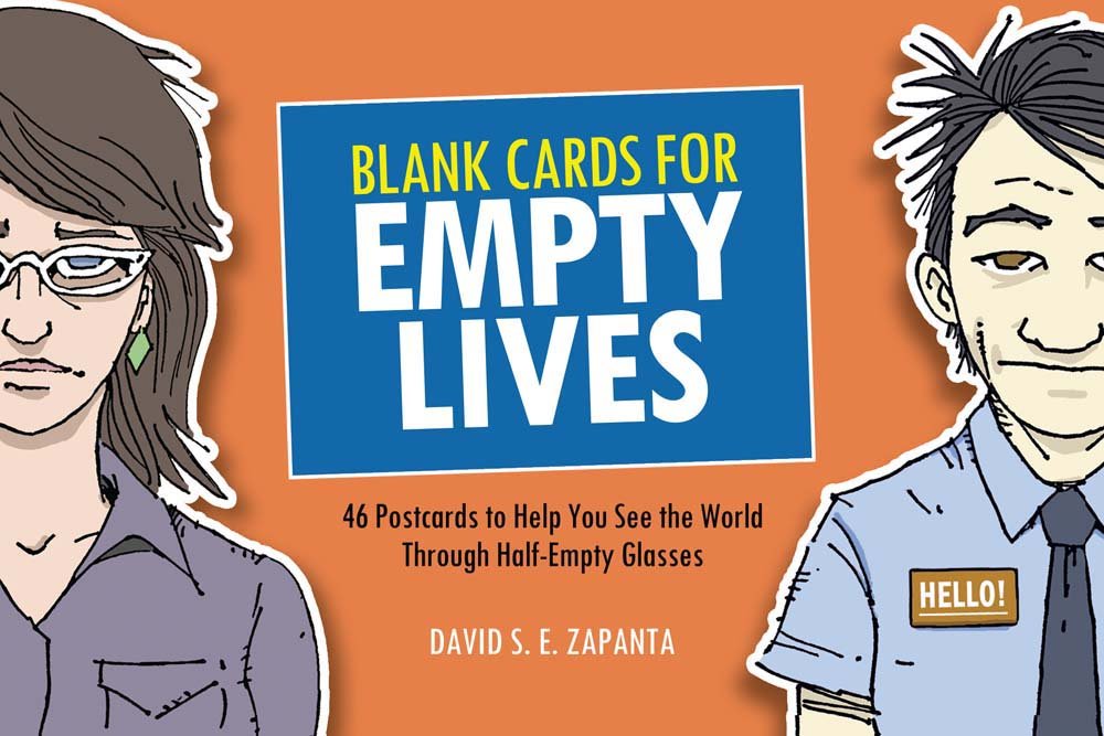 Blank Cards for Empty Lives: 46 Postcards to Help You See the World Through Half-Empty Glasses Manga