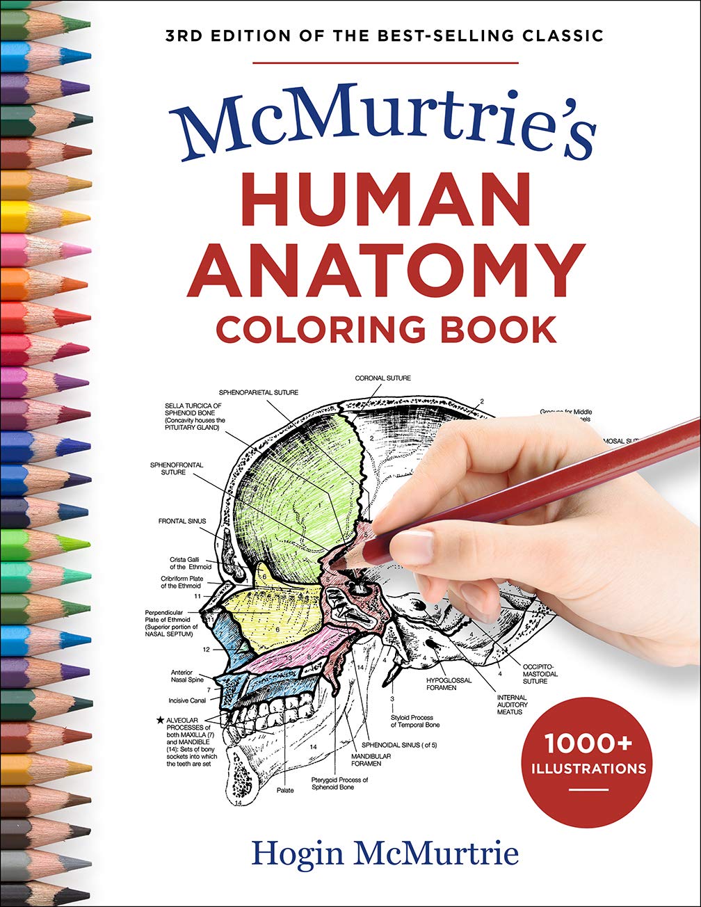 McMurtrie's Human Anatomy Coloring Book Medicine