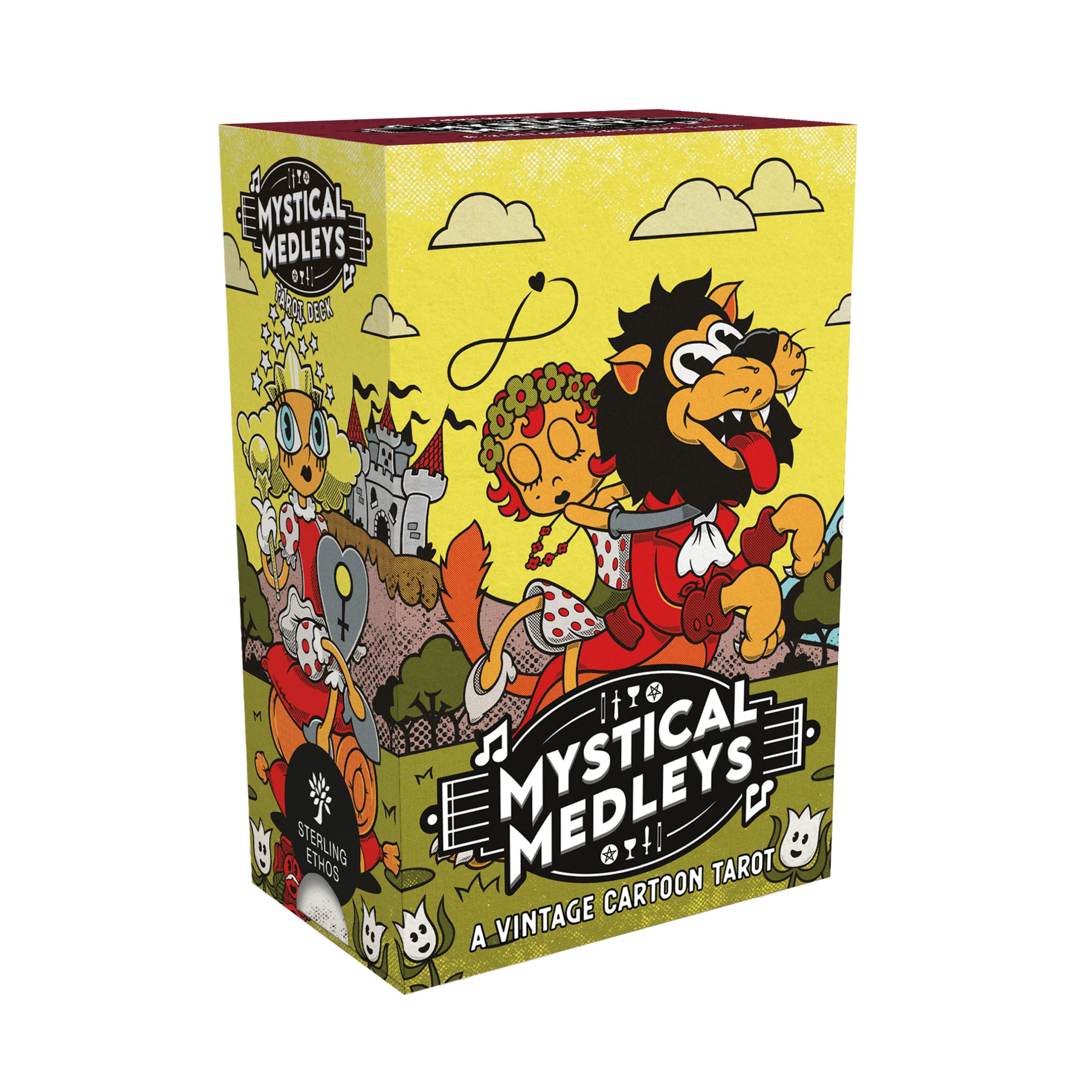Mystical Medleys Vintage Cartoon Tarot Deck: A 78-Card Tarot Deck with Guidebook book