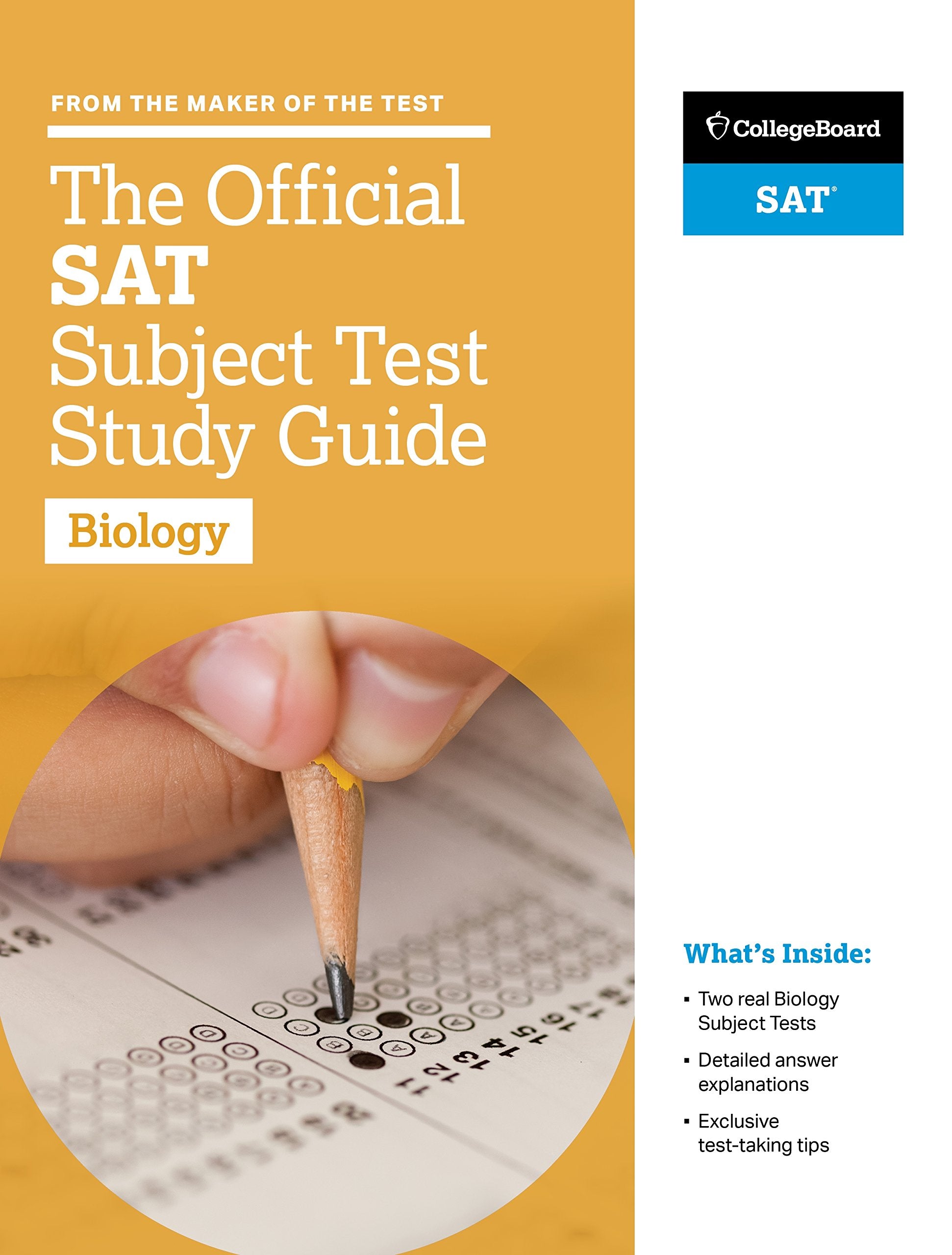 The Official Sat Subject Test in Biology Study Guide Learning & Reference
