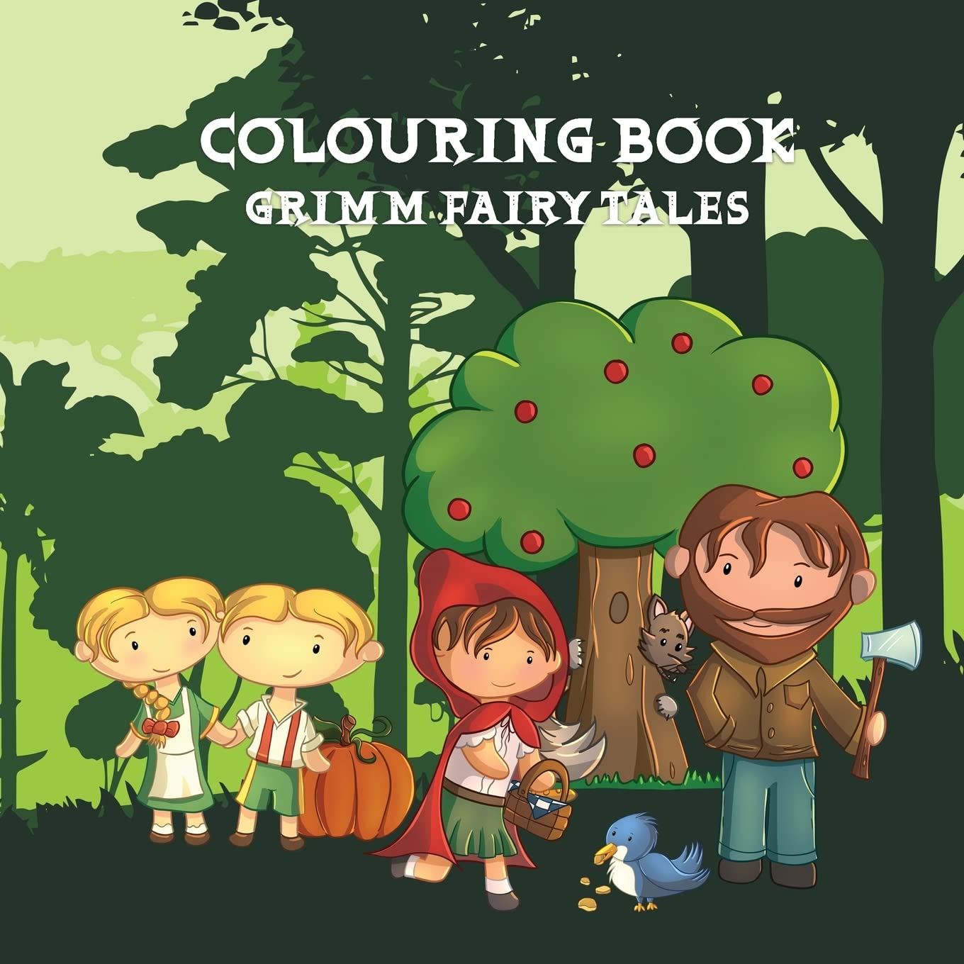 Grimm Fairy Tales Colouring Book for kids Fairy Tales & Legends