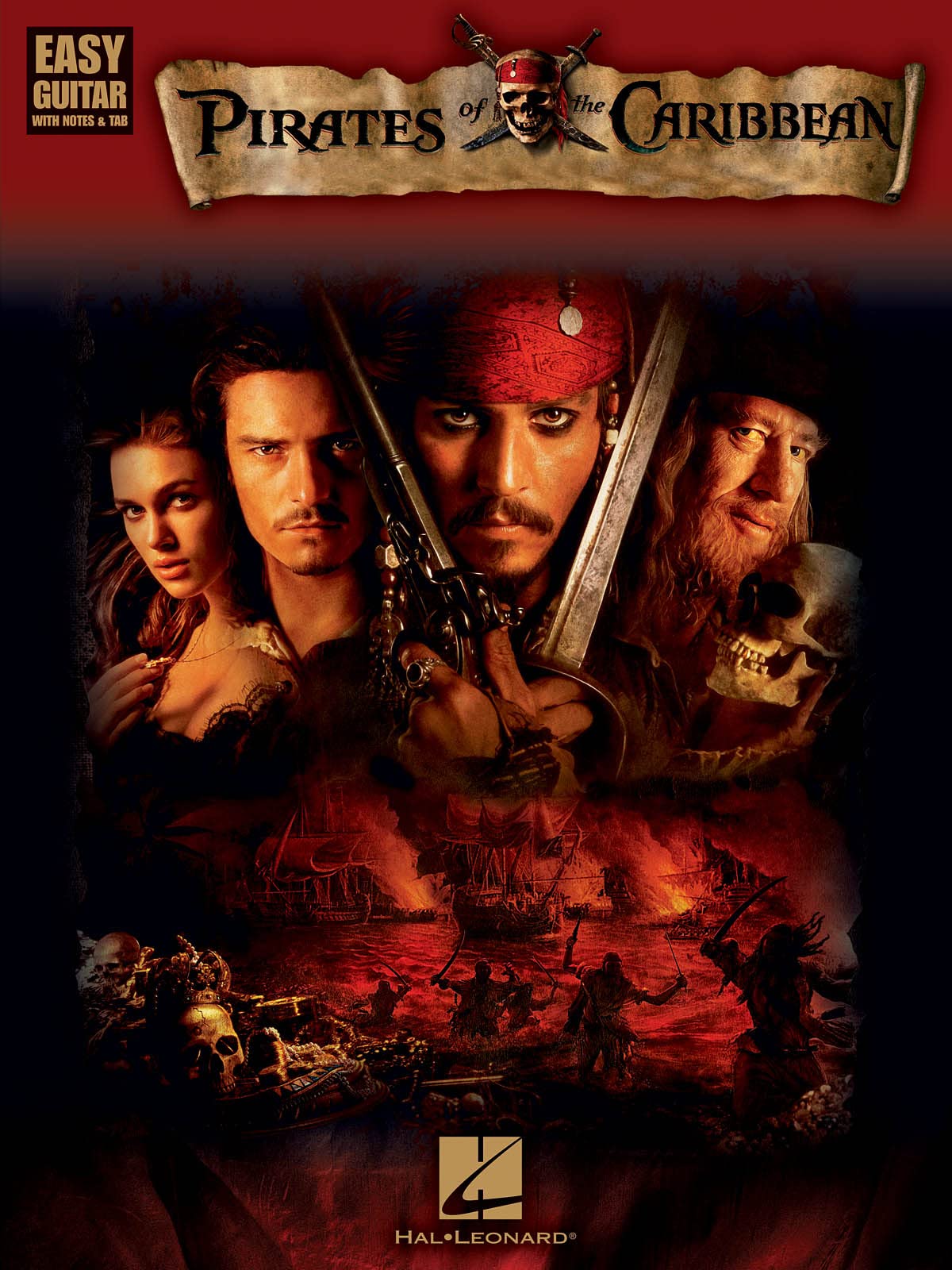 Pirates of the Caribbean for Easy Guitar (with Tab): For Easy Guitar (with Tab) book
