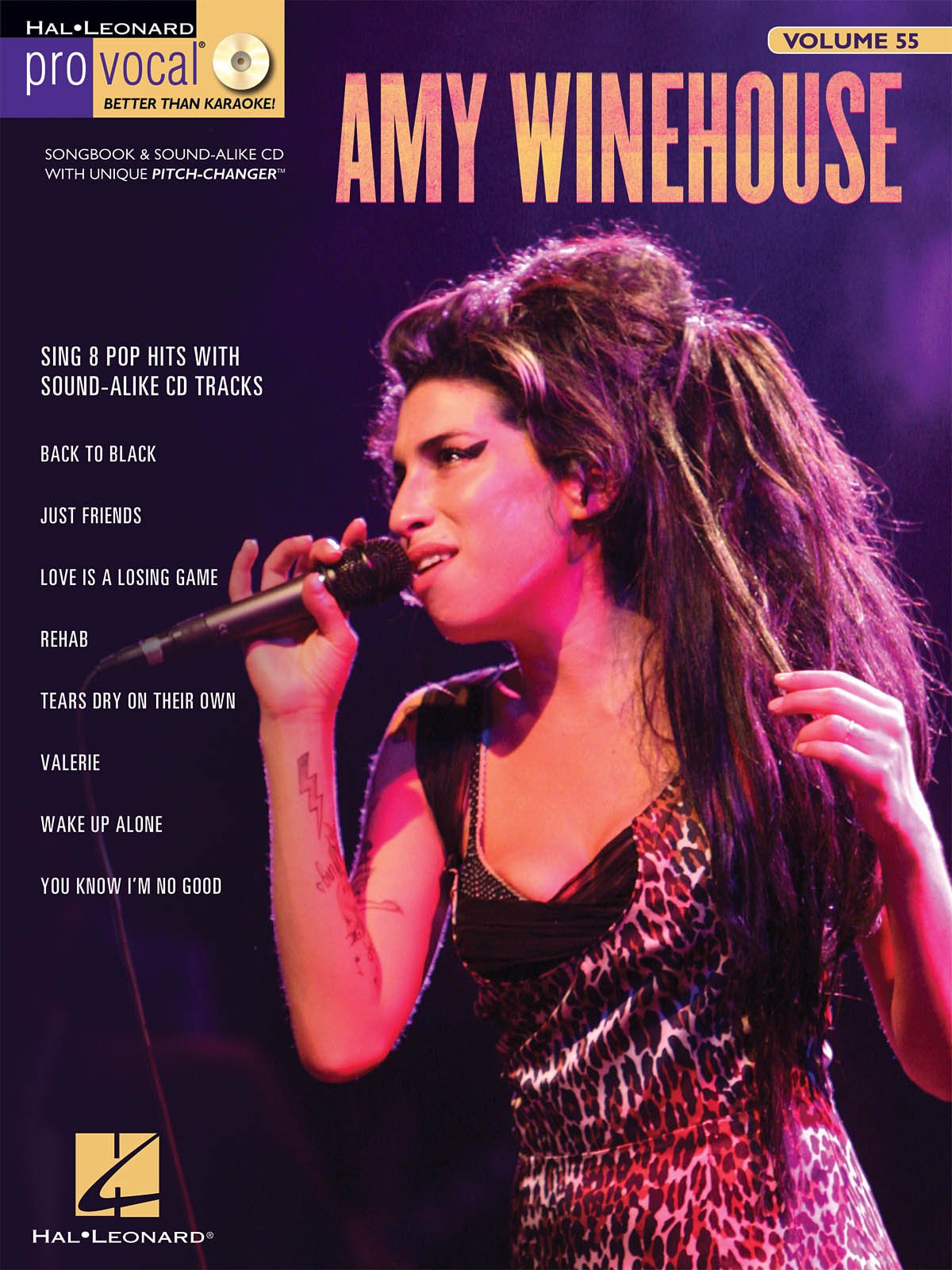 Provocal Volume 55 Winehouse Amy Womens Edition Vce BK/CD: Songbook & Sound-Alike CD with Unique Pitch-Changer. Sing 8 Pop Hits with Sound-Alike CD Tracks (Pro Vocal, 55, Band 55) Sheet Music