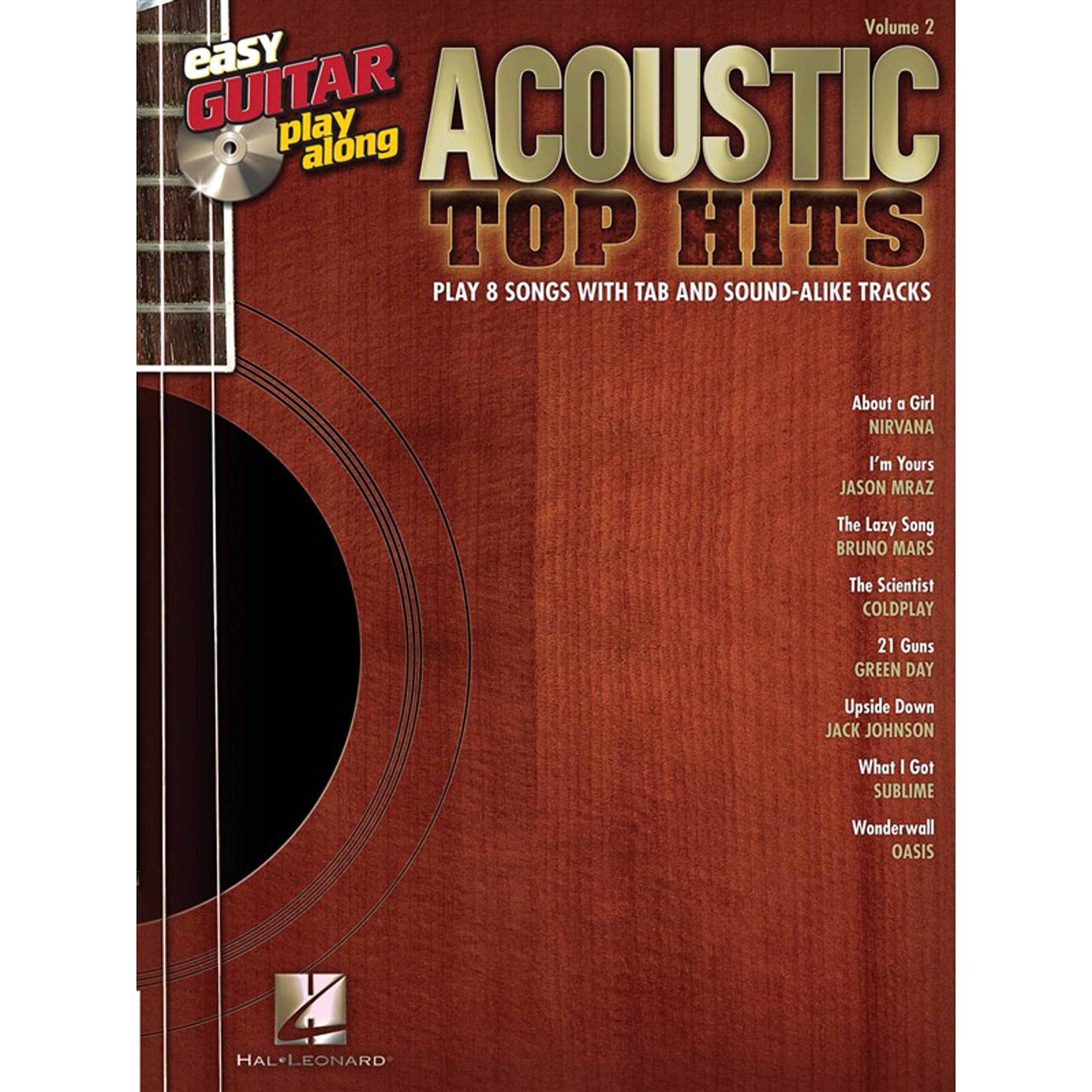Easy Guitar Play-Along Volume 2: Acoustic Top Hits: Play-Along, CD für Gitarre (Easy Guitar Play-along, 2, Band 2) Social Sciences