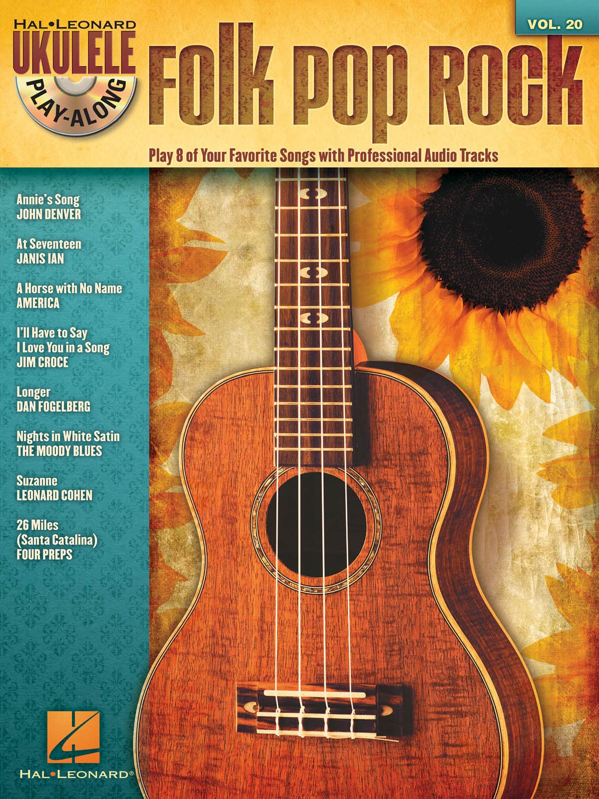 Ukulele Play-Along Volume 20: Folk Pop Rock: Noten, CD für Ukulele (Ukulele Play Along, 20, Band 20) Sheet Music