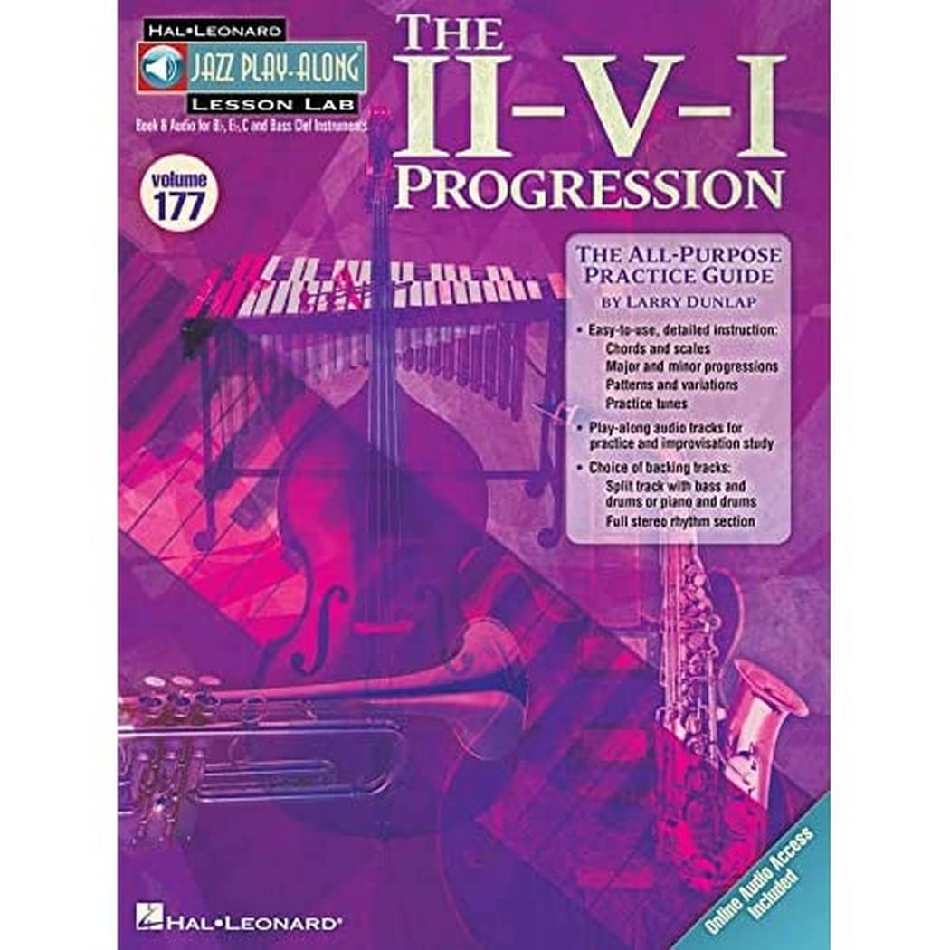 The II-V-I Progression: Noten, CD, Lehrmaterial für Instrument(e) (Jazz Play-Along Lesson Lab, Band 177): The All-Purpose Practice Guide for B flat, E ... (Jazz Play-Along Lesson Lab, 177, Band 177) Social Sciences