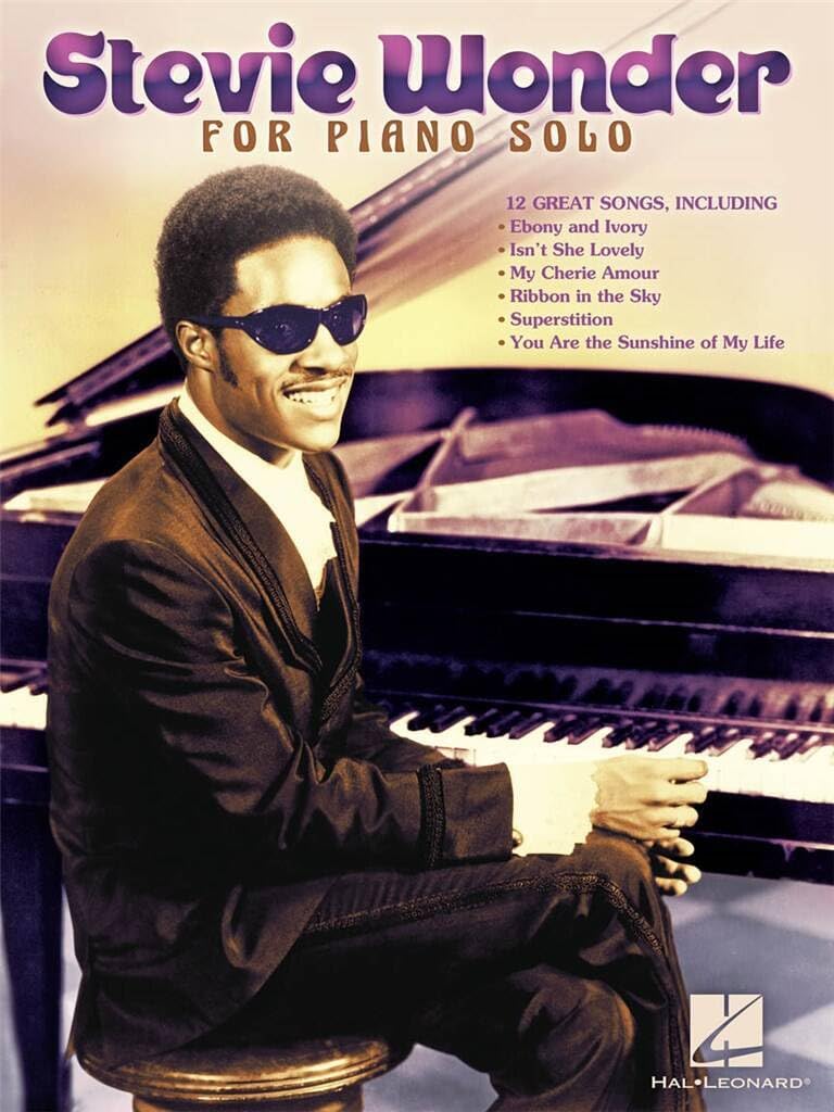 Stevie wonder for piano solo - 12 great songs book