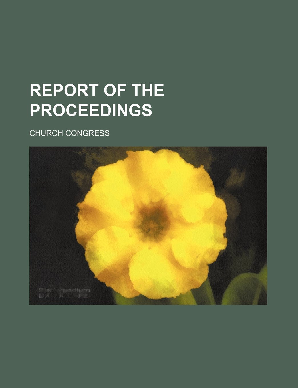 Report of the Proceedings Books