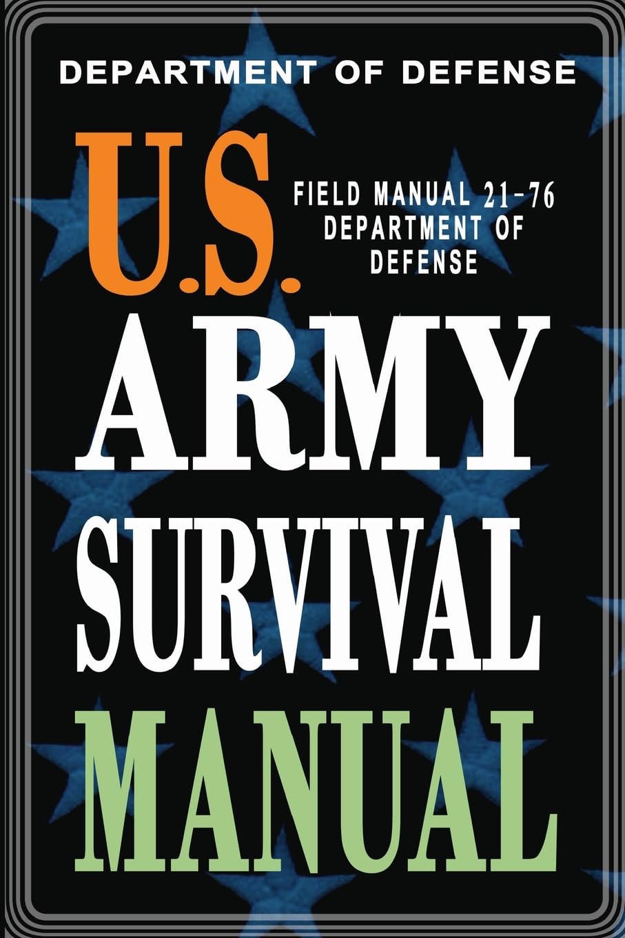 U.S. Army Survival Manual: FM 21-76 Reference Books