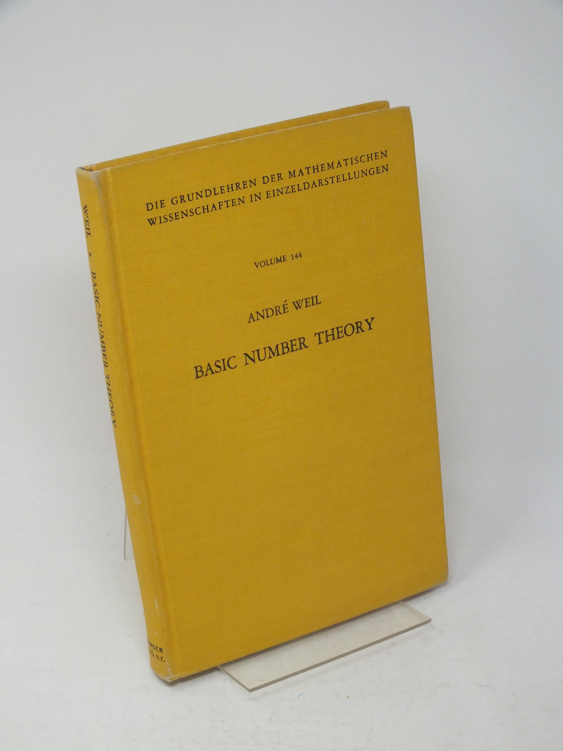 Basic Number Theory (Grundlehren der mathematischen Wissenschaften, Band 144) Mathematics