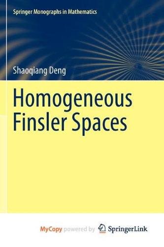 Homogeneous Finsler Spaces Mathematics