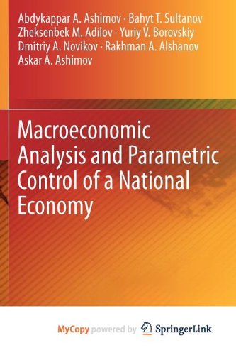 Macroeconomic Analysis and Parametric Control of a National Economy Business, Finance & Career