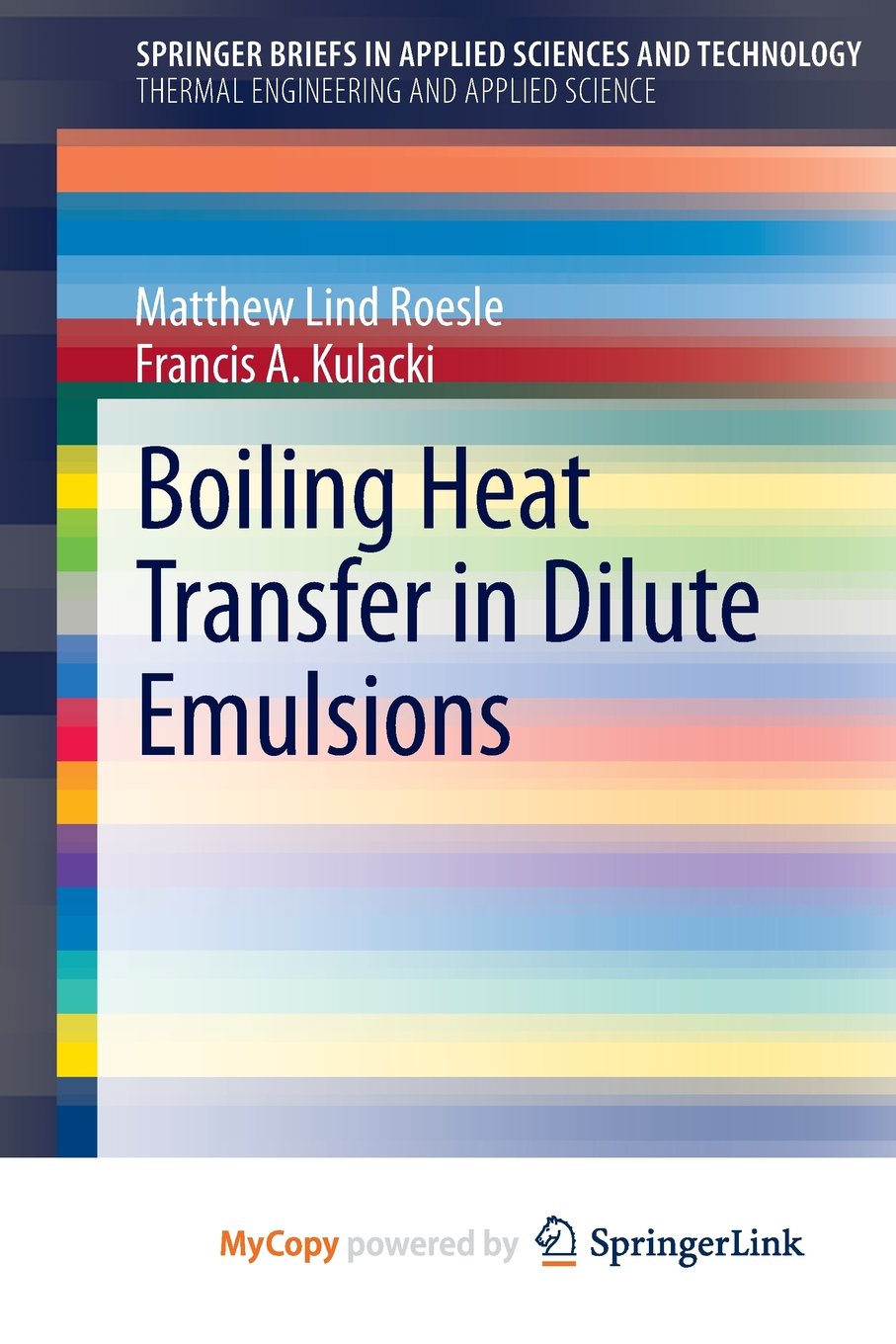 Boiling Heat Transfer in Dilute Emulsions Natural Sciences