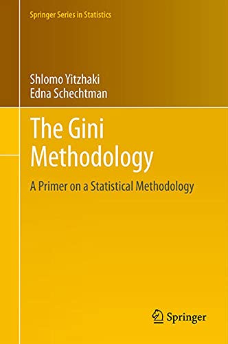 Product Image: The Gini Methodology: A Primer on a Statistical Methodology (Springer Series in Statistics)