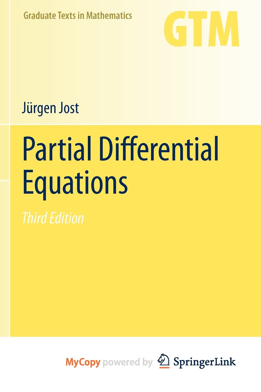 Partial Differential Equations Mathematics
