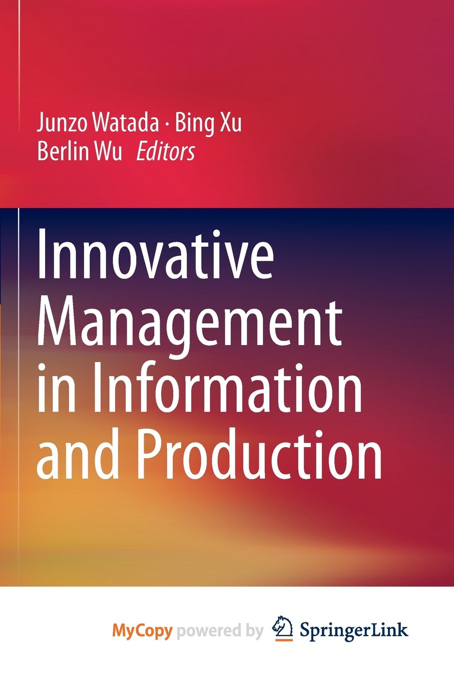 Product Image: Innovative Management in Information and Production