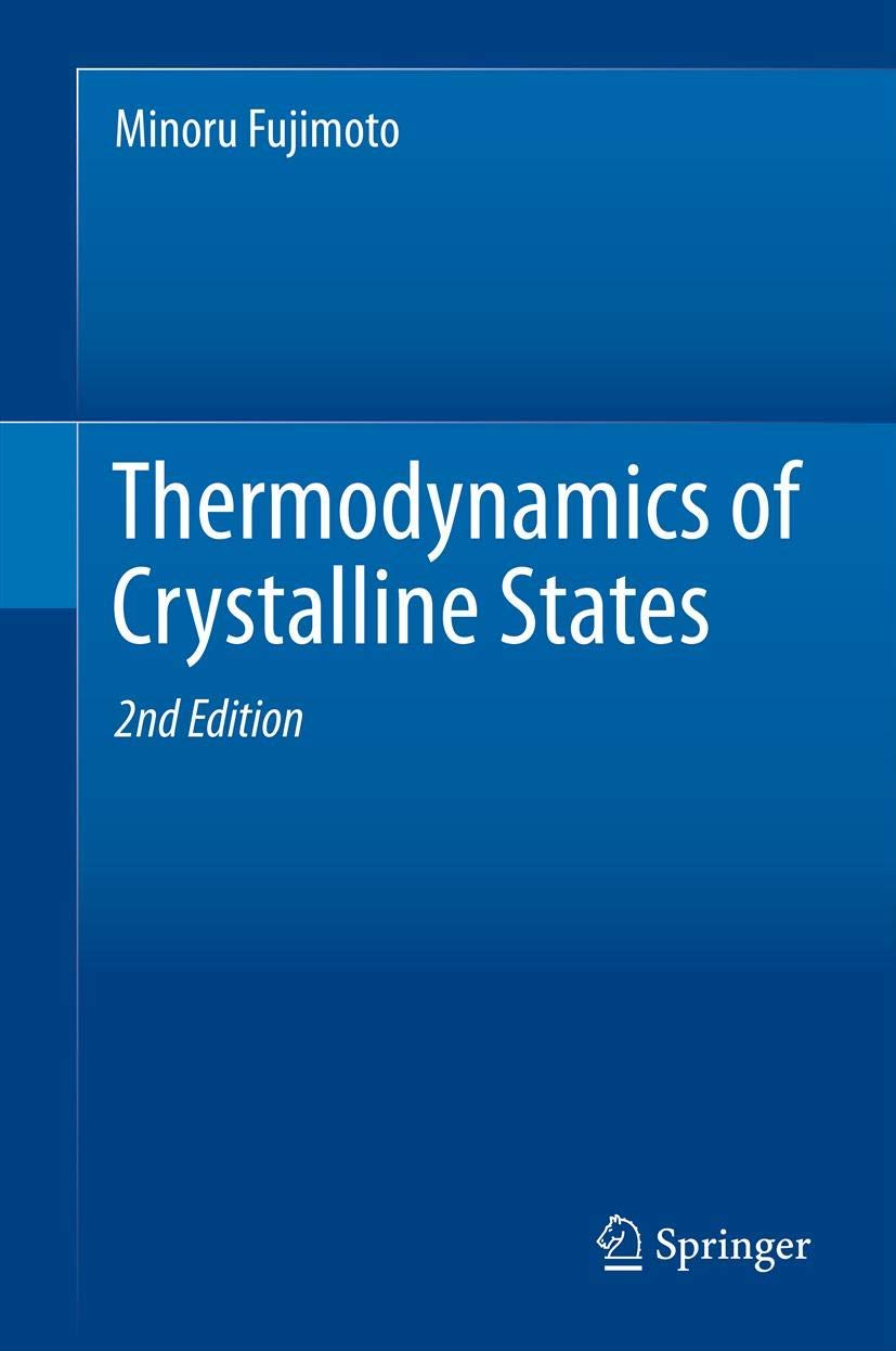 Thermodynamics of Crystalline States book