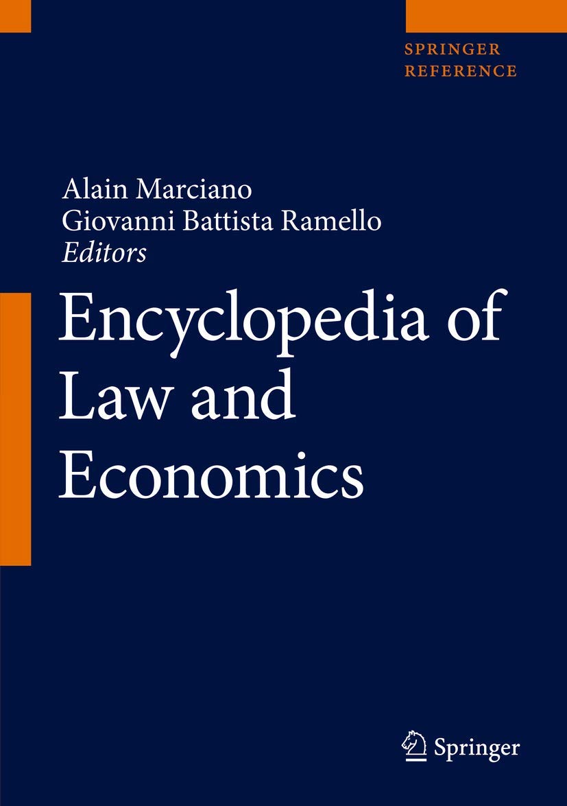 Encyclopedia of Law and Economics Law