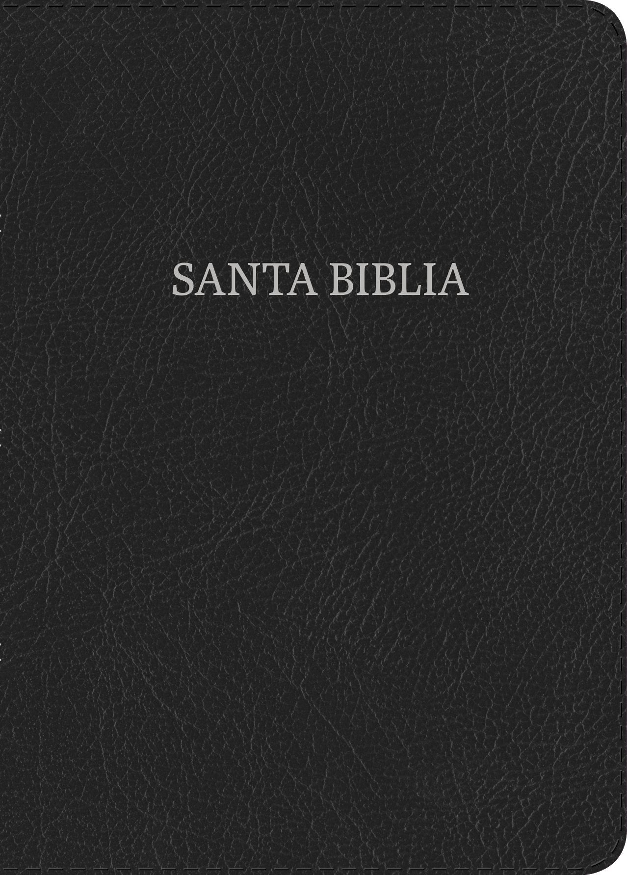 Santa Biblia / Holy Bible: Reina Valera 1960, Negro, Piel Fabricada, Con Índice / Black, Bonded Leather book