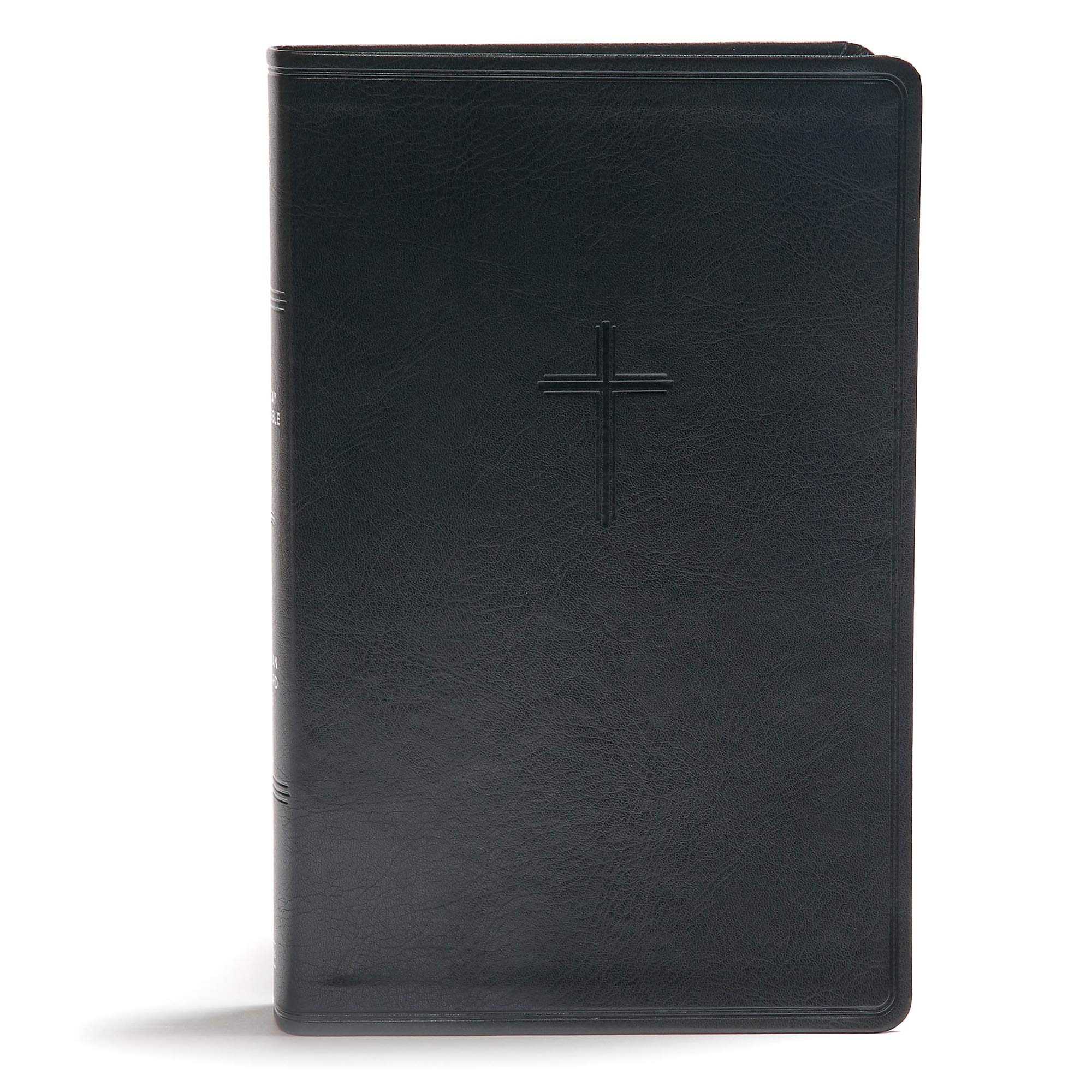 Everyday Study Bible: Christian Standard Bible, Black Leathertouch book