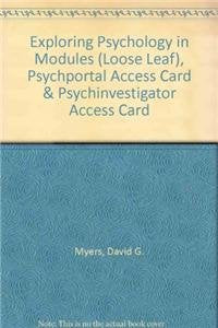 Exploring Psychology in Modules + Psychportal Access Card + Psychinvestigator Access Card Psychology