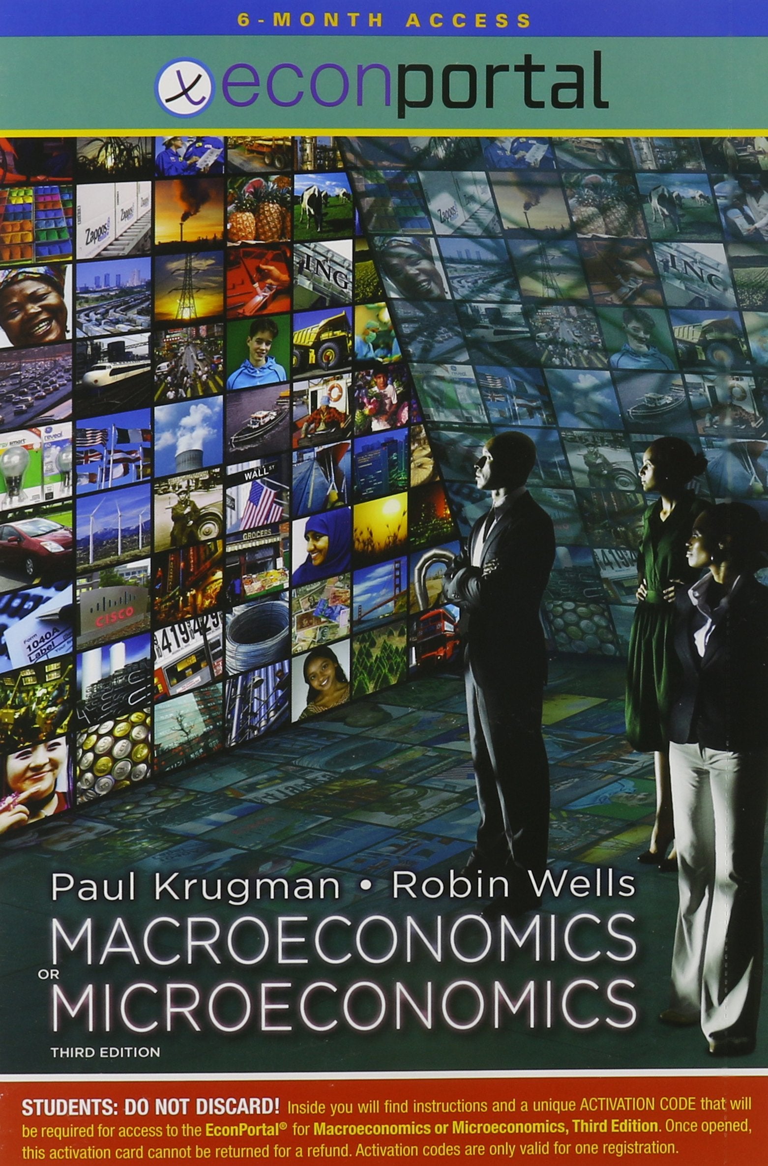 Microeconomics and Macroeconomics Econportal 6-month Access Card book