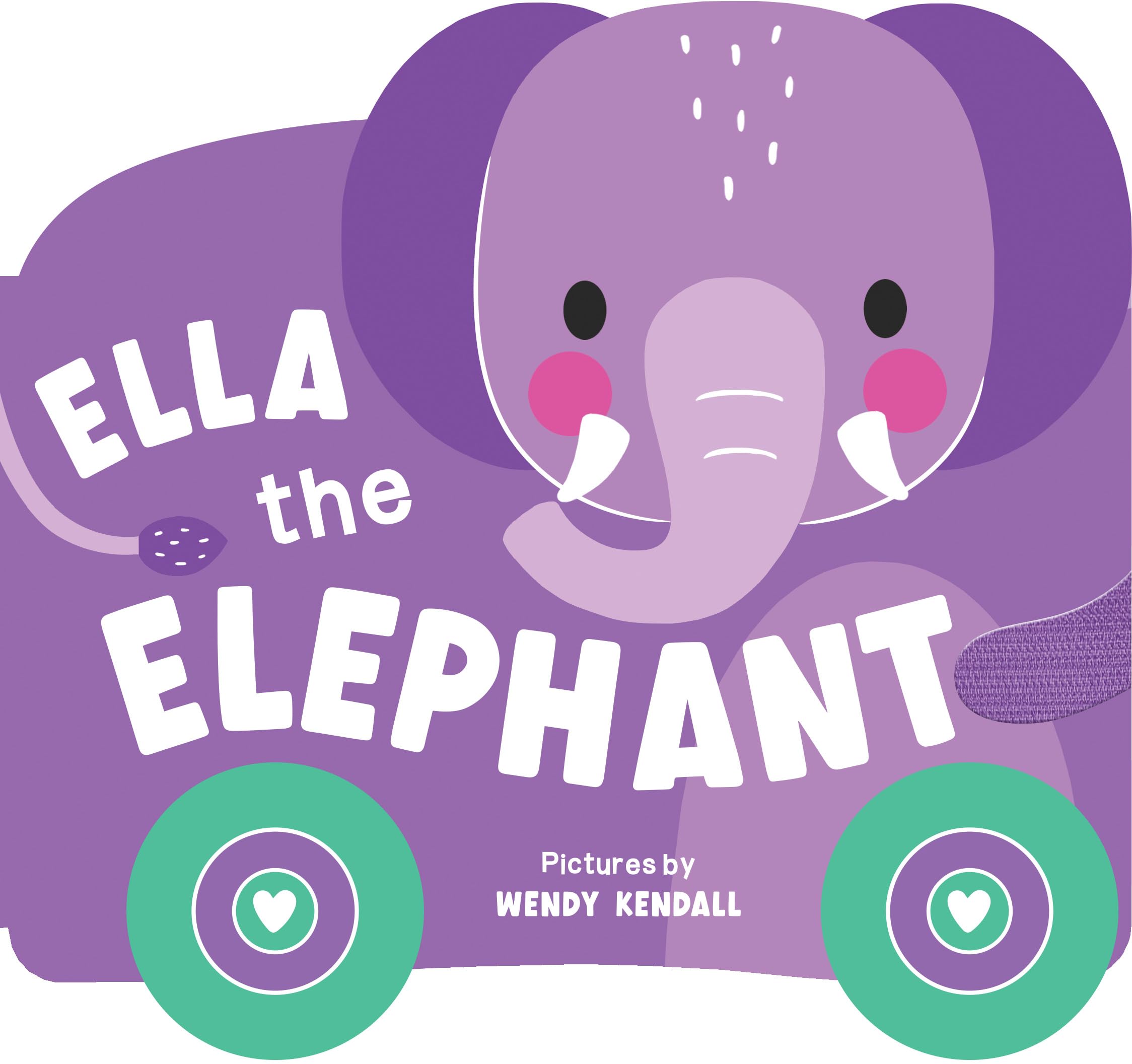 Rolling Pals: Ella the Elephant: An Interactive Board Book for Toddlers with Wheels (Rolling Pals Book 2) Parents & Children