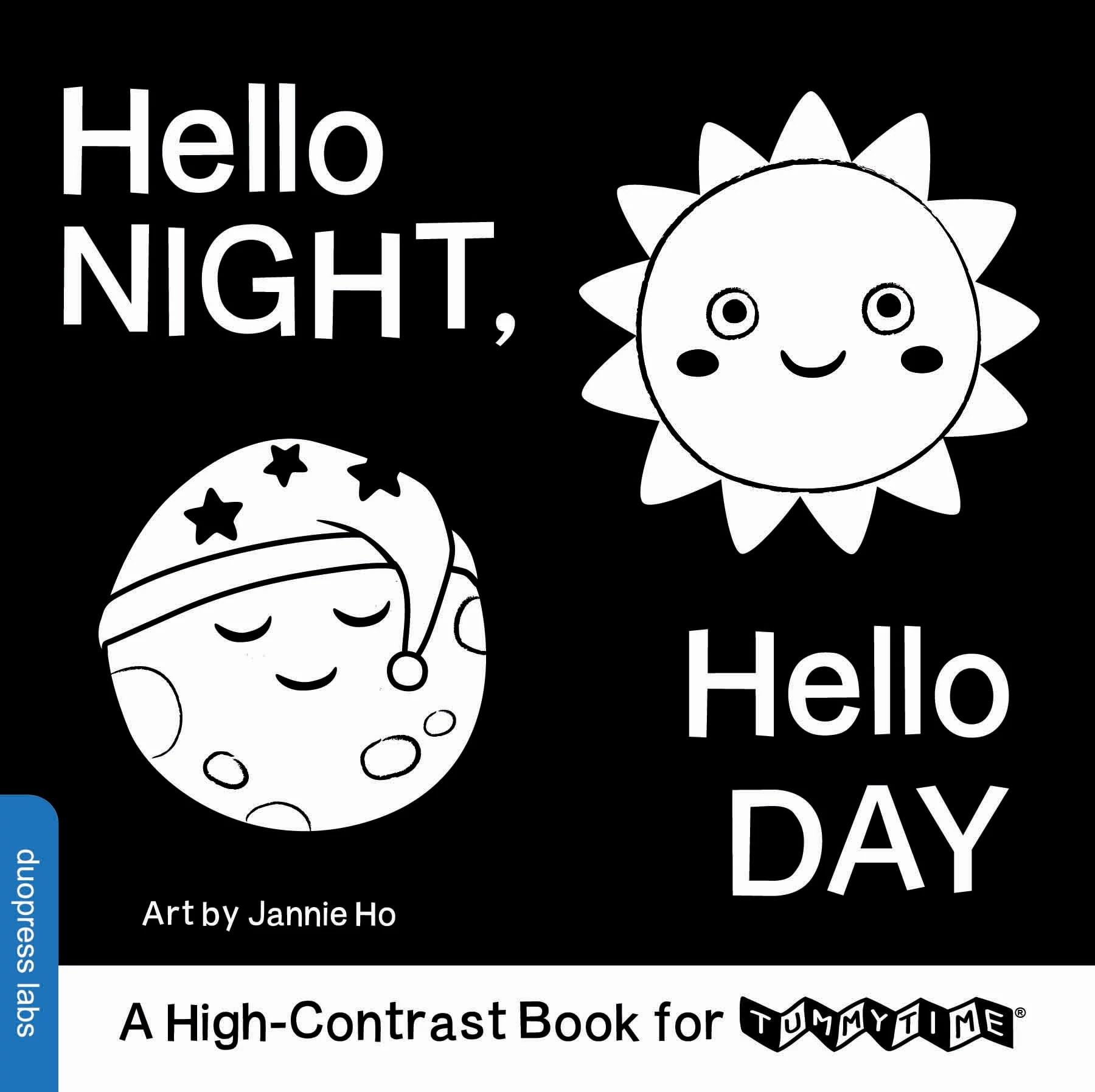 Hello Night, Hello Day: A High-Contrast Book for TummyTime (High-Contrast Books) Parents & Children