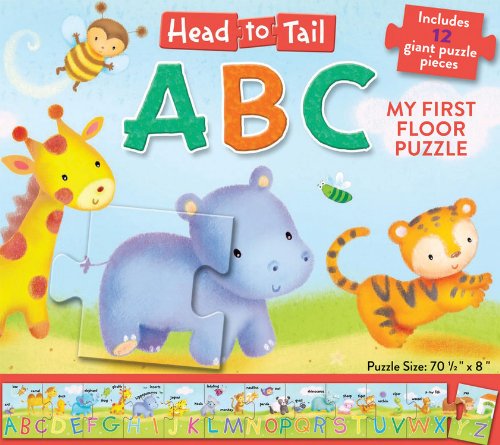 Head-To-Tail ABC: Includes 12 Giant Puzzle Pieces (My First Floor Puzzle) book